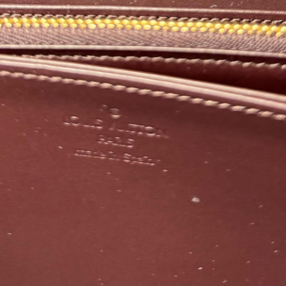 Louis Vuitton Monogram Vernis Amarante Purple Monogram Vernis Long Wallet (Bi-Fold) (Pre-Owned)