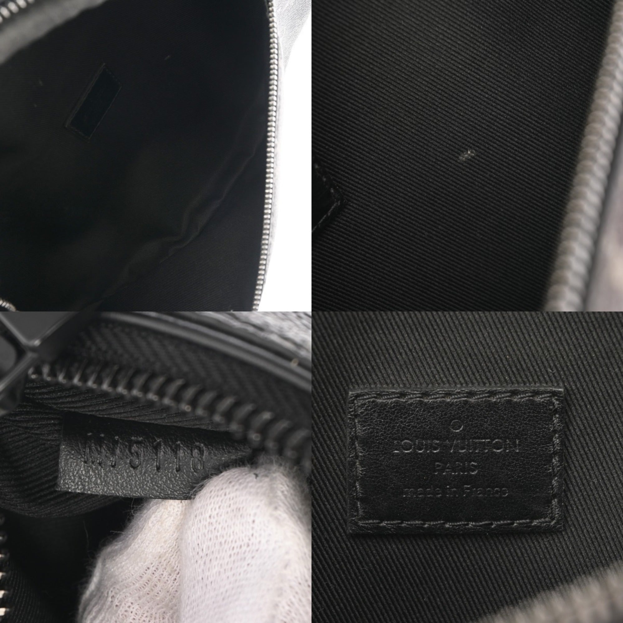Louis Vuitton Noir Monogram Sling Bag (Pre-Owned)