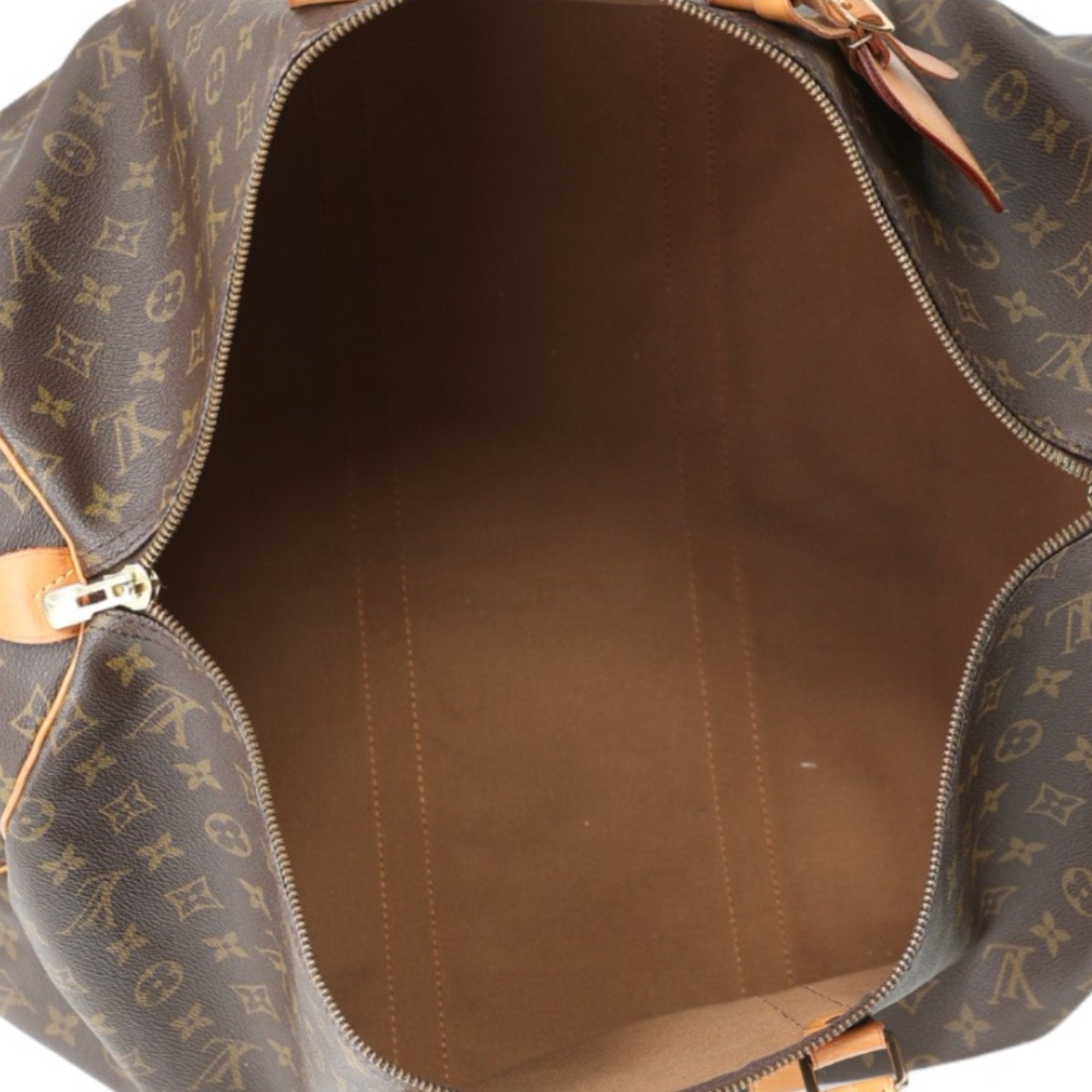 Louis Vuitton Brown Monogram Canvas Boston Bag (Pre-Owned)