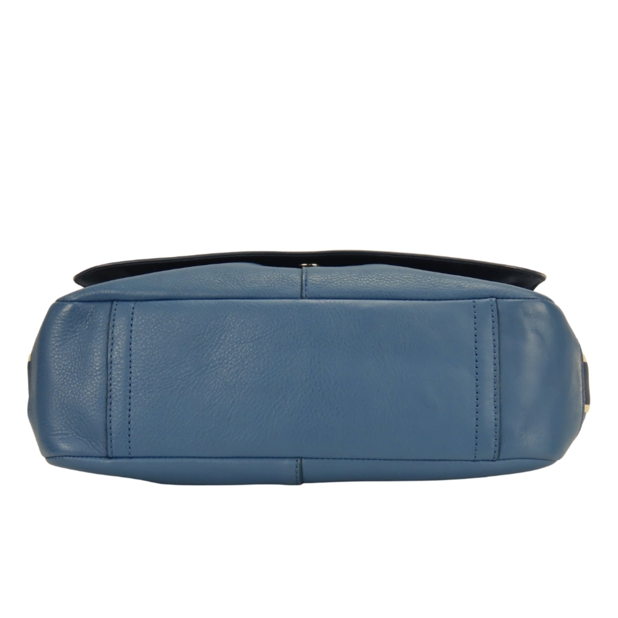 Coach Blue Leather Shoulder Bag (Pre-Owned)