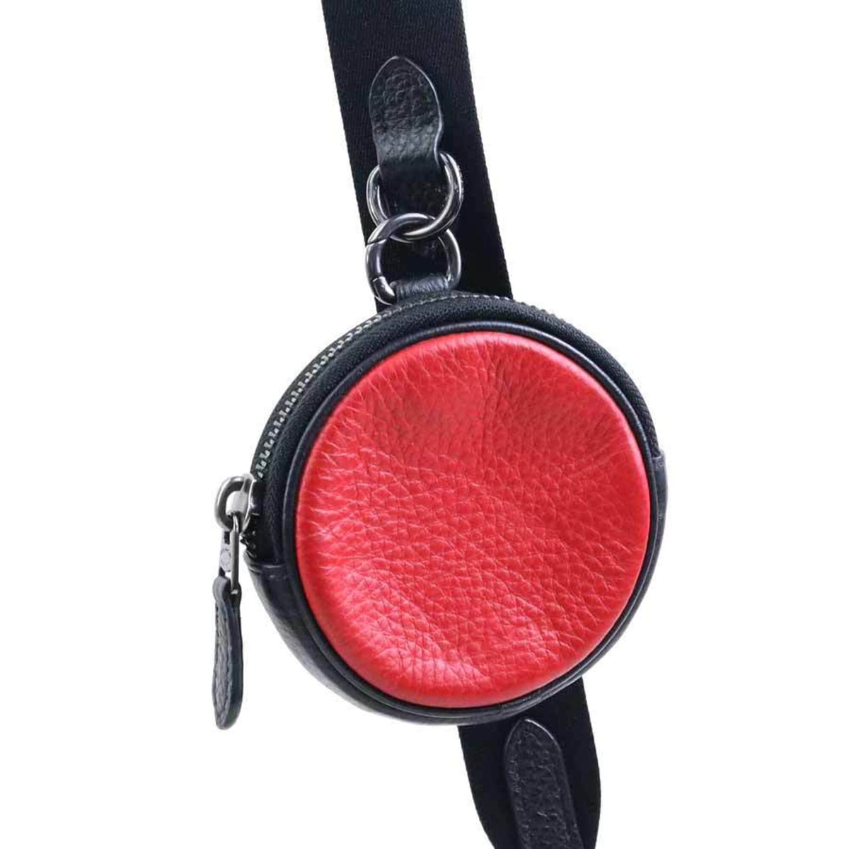 Coach Black Red Color Yellow Leather Shoulder Bag (Pre-Owned)