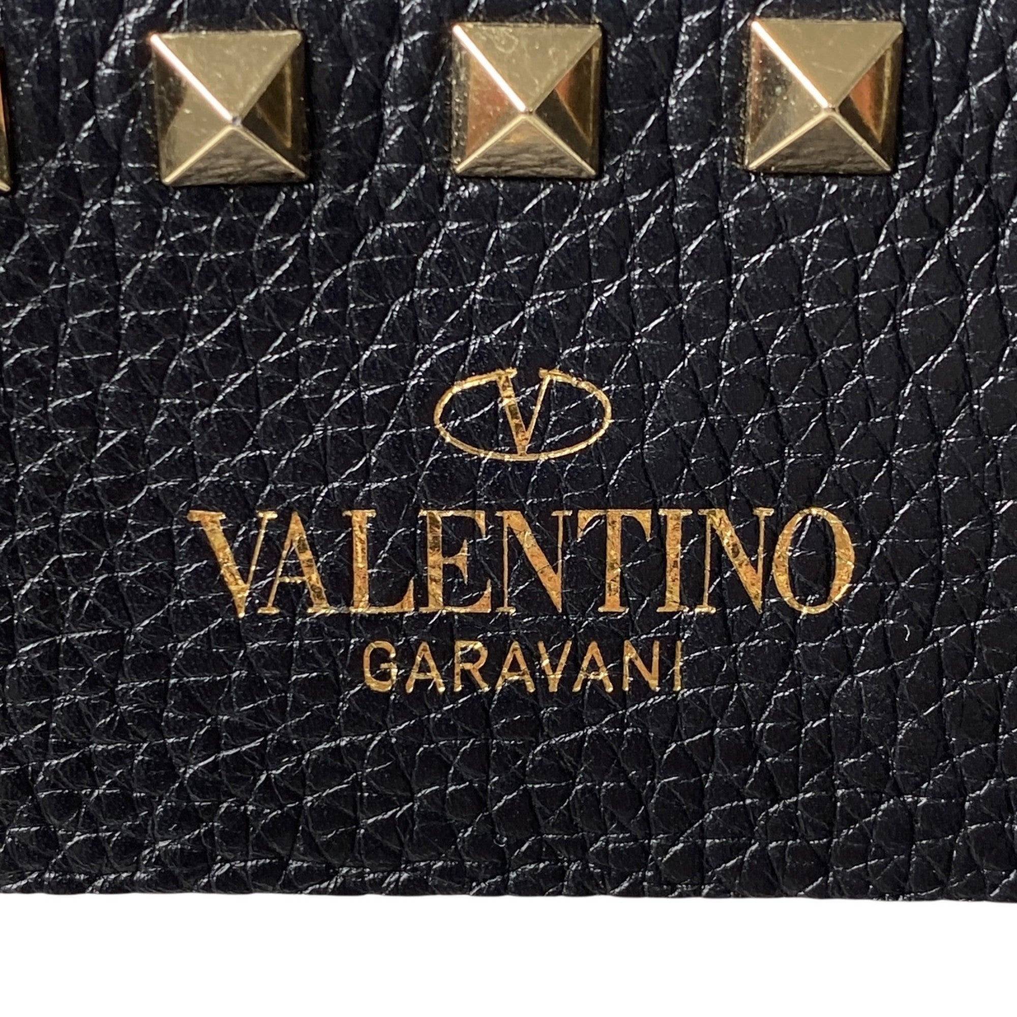 Valentino Black Leather Tote Bag (Pre-Owned)