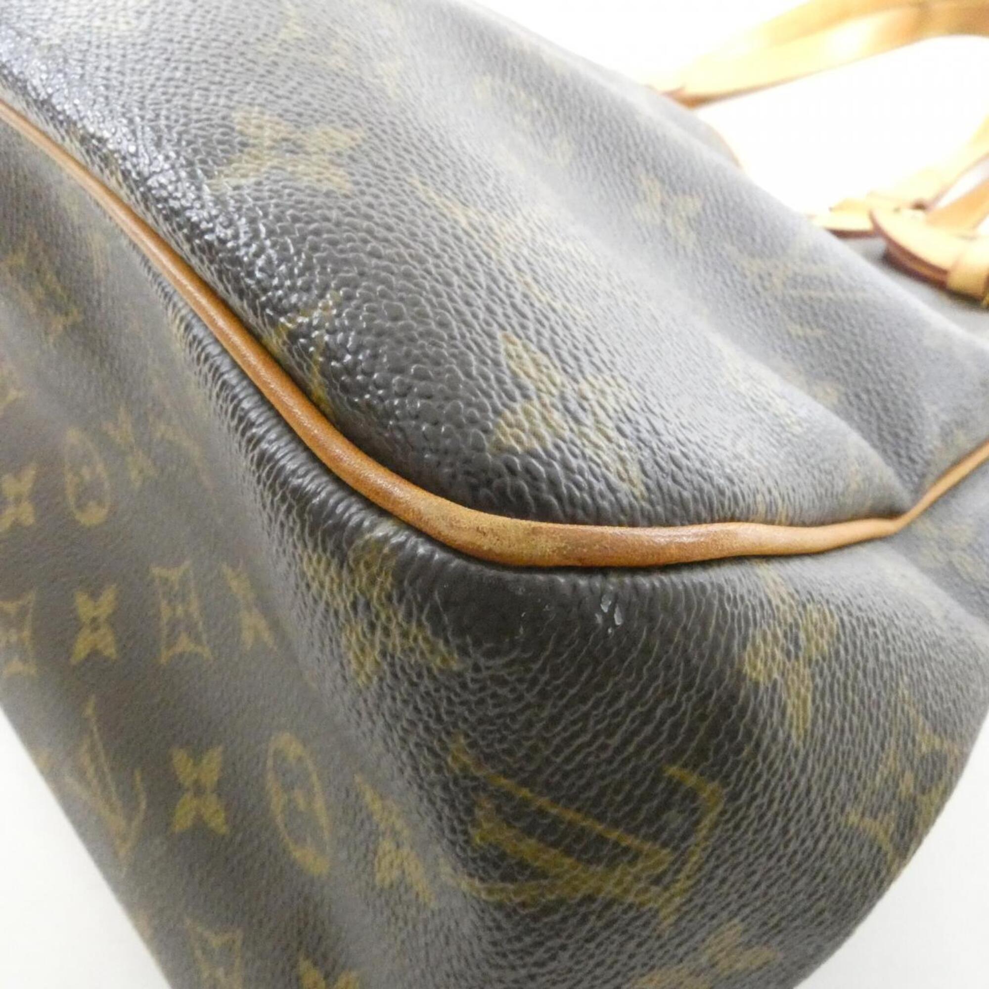 Louis Vuitton Monogram Marron Coated Canvas Shoulder Bag (Pre-Owned)