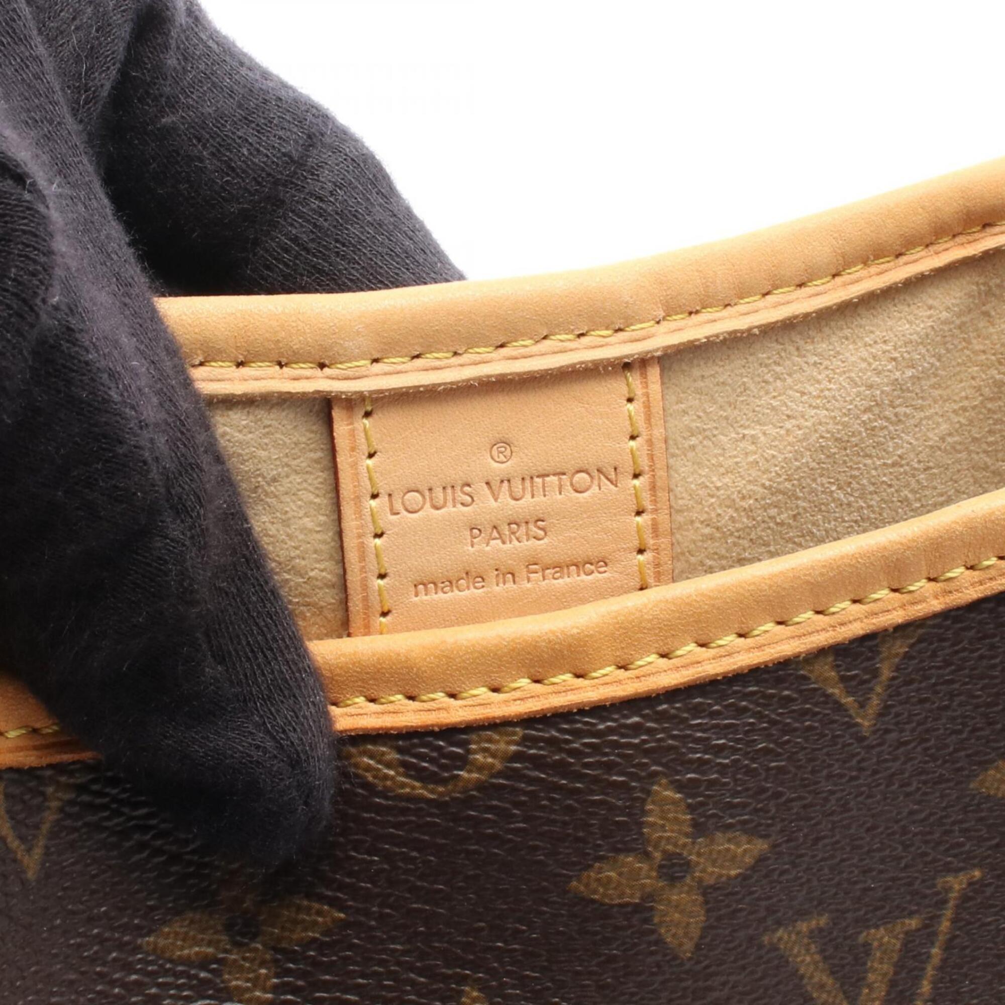 Louis Vuitton Brown Coated Canvas Pvc Monogram Leather Handbag Shoulder Bag (Pre-Owned)