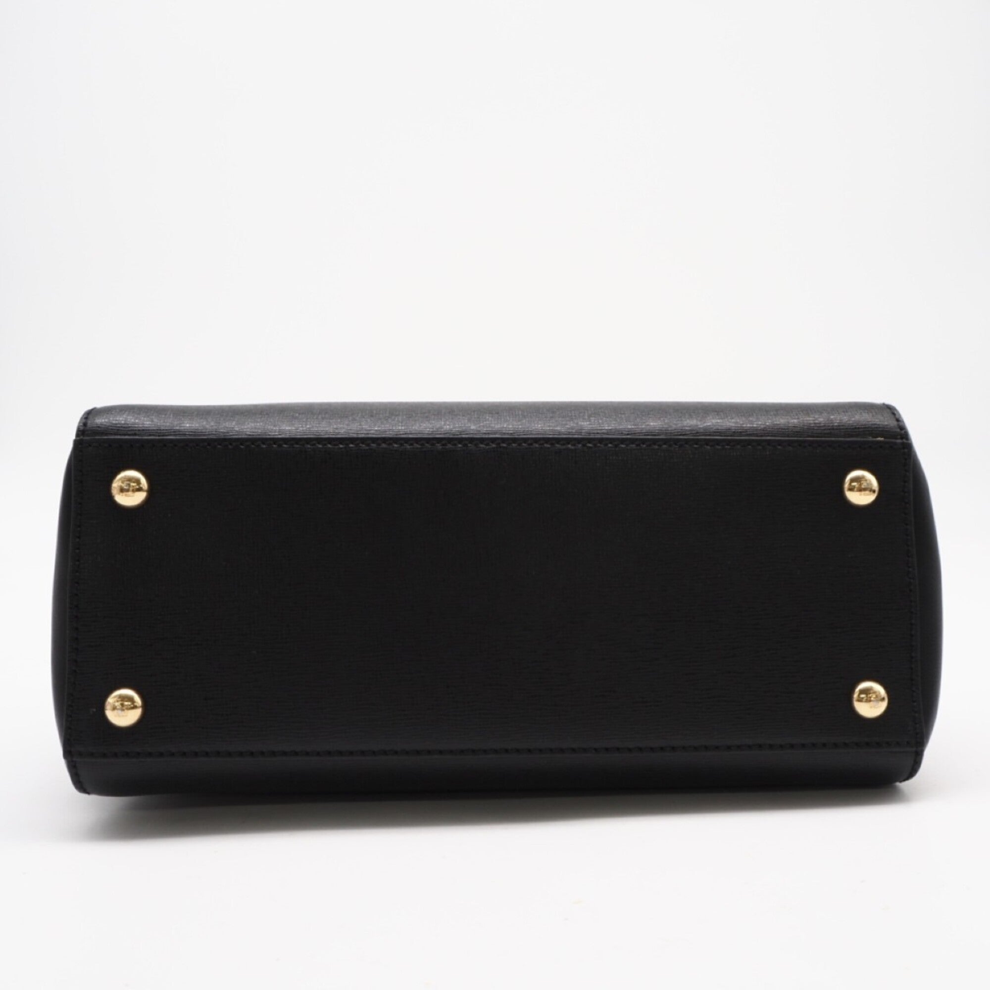 Fendi Black Leather Handbag (Pre-Owned)