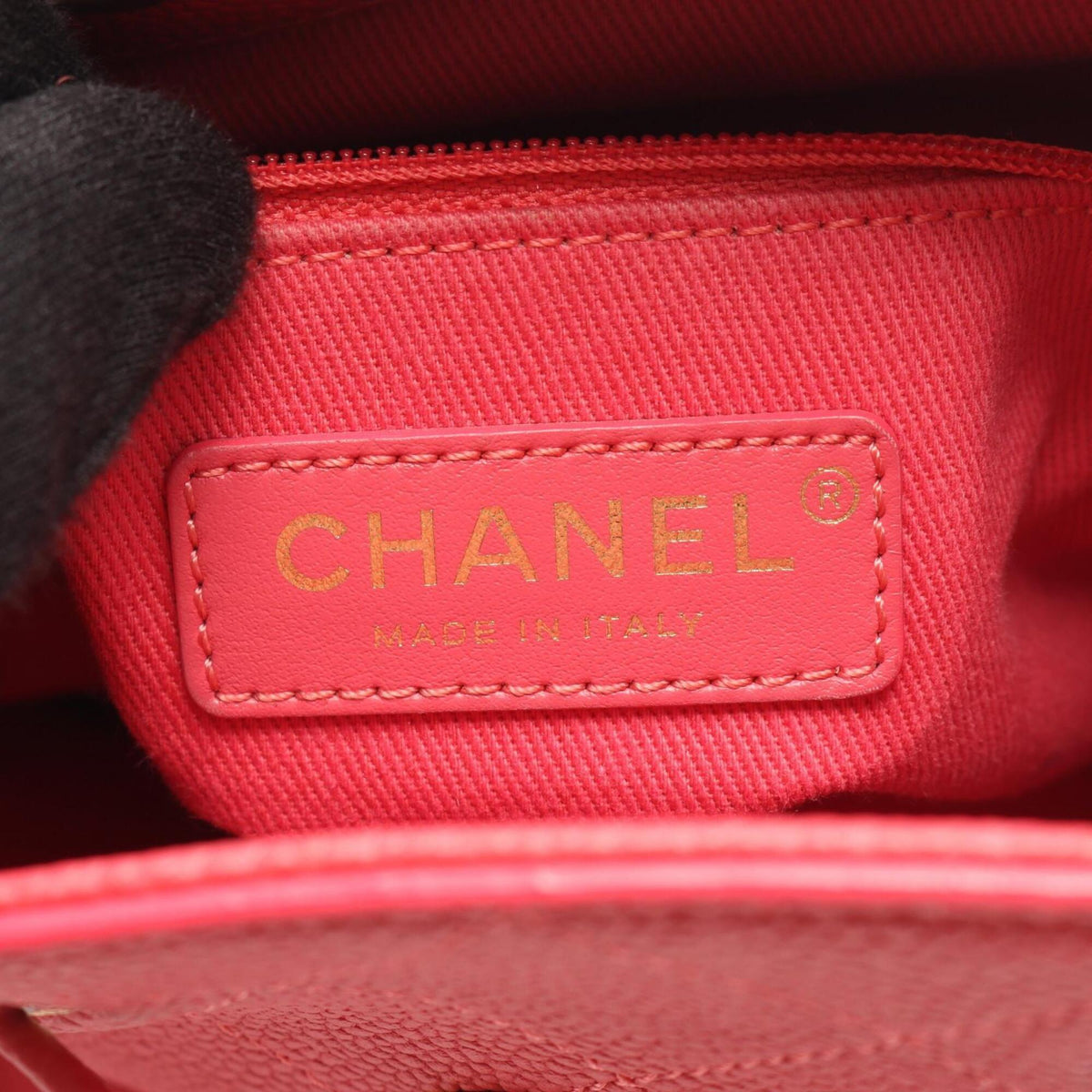 Chanel Pink Grained Calfskin Handbag Shoulder Bag (Pre-Owned)