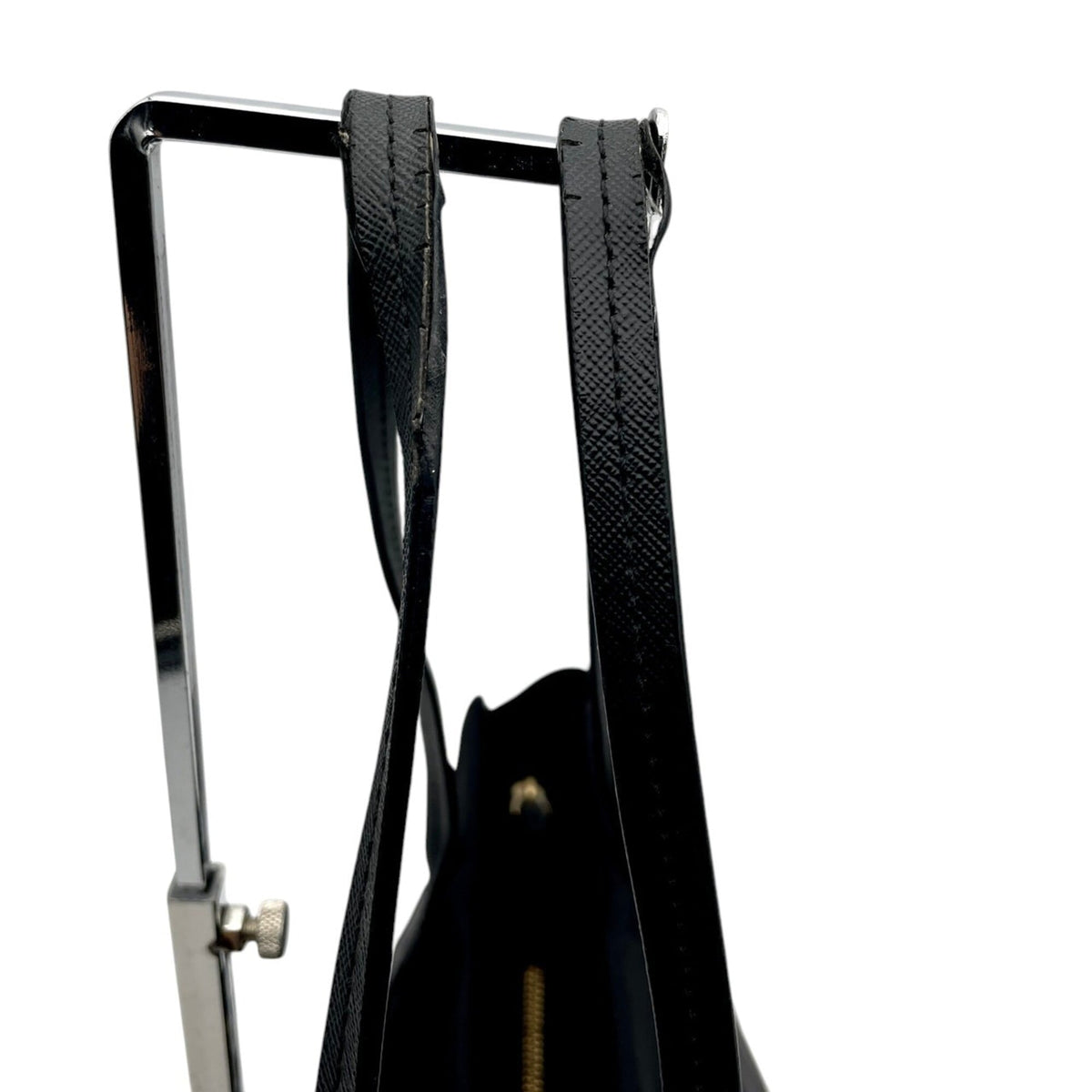 Kate Spade Black Nylon Leather Handbag Tote Bag (Pre-Owned)