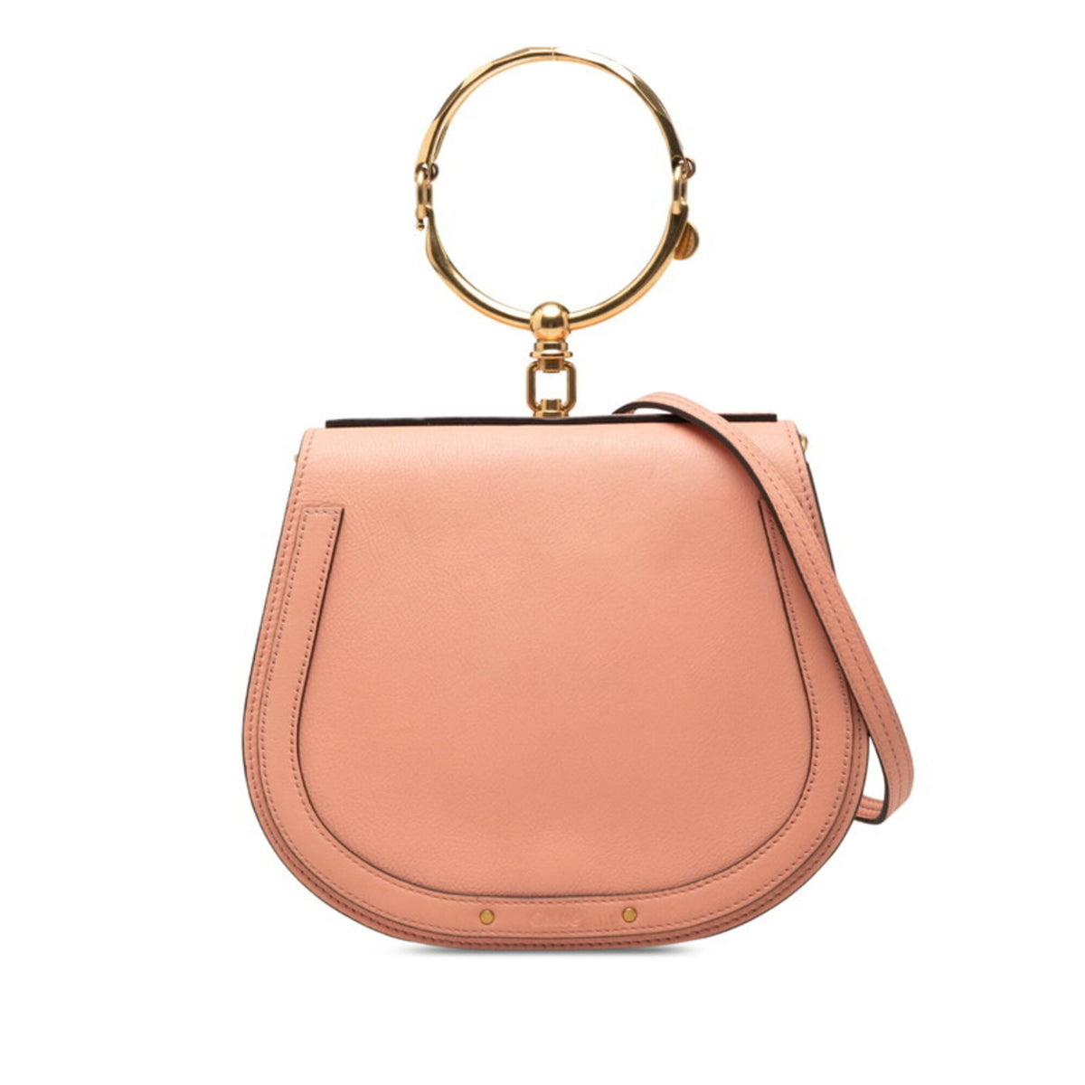 Chloé Pink Leather Shoulder Bag (Pre-Owned)
