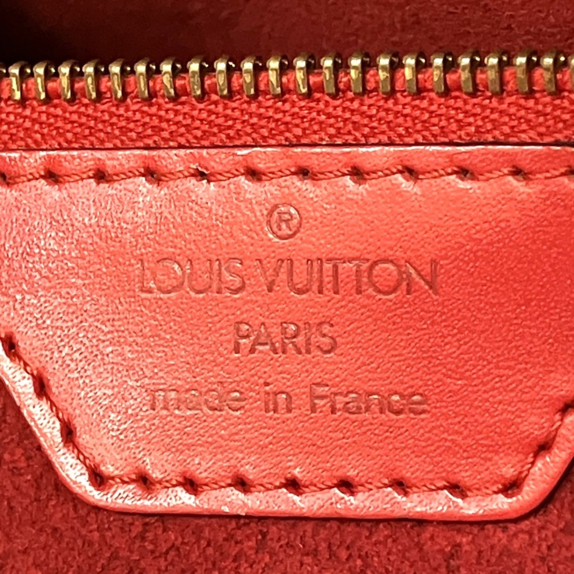 Louis Vuitton Epi Castilian Red Epi Leather Handbag (Pre-Owned)
