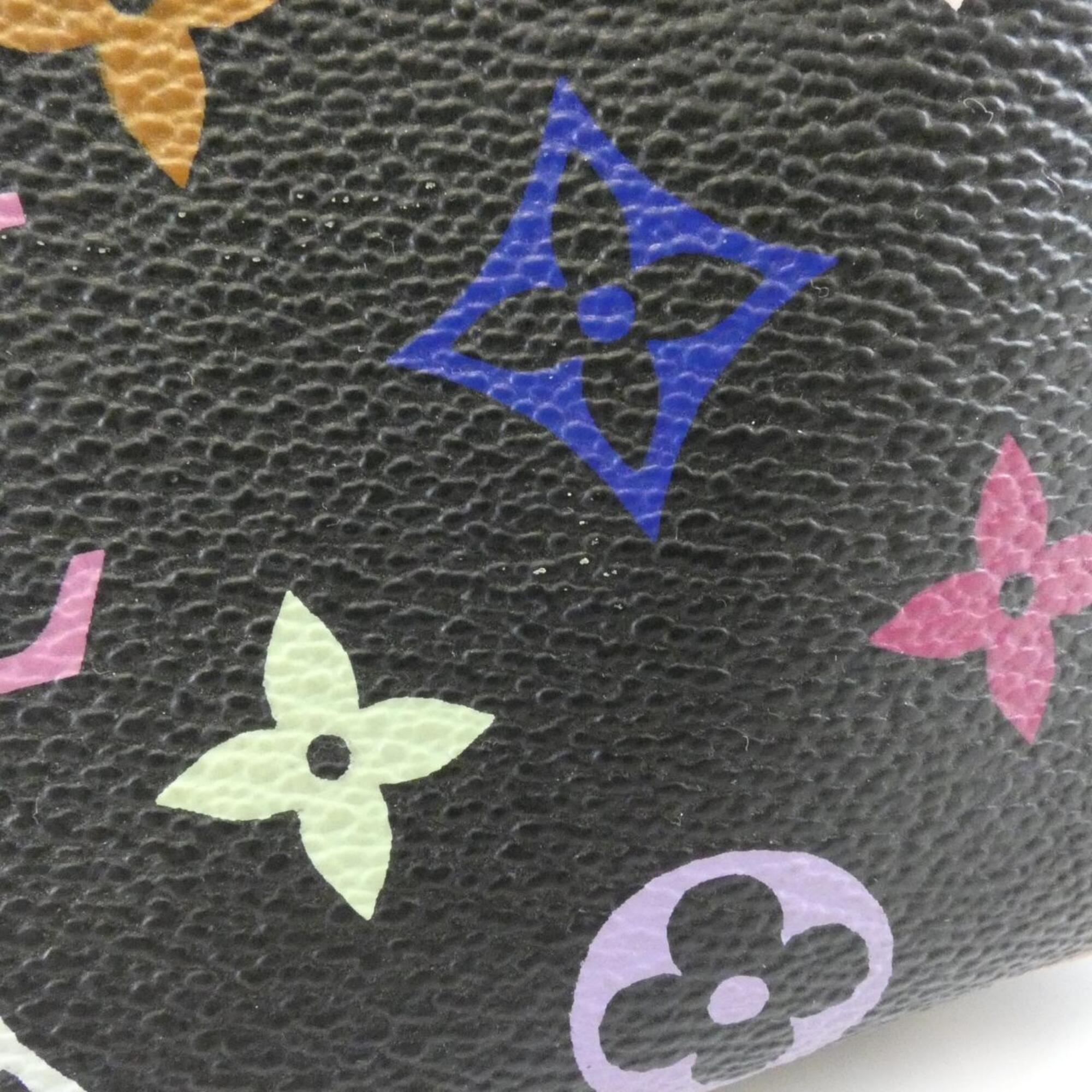 Louis Vuitton Black Coated Canvas Pochette Pouch (Pre-Owned)