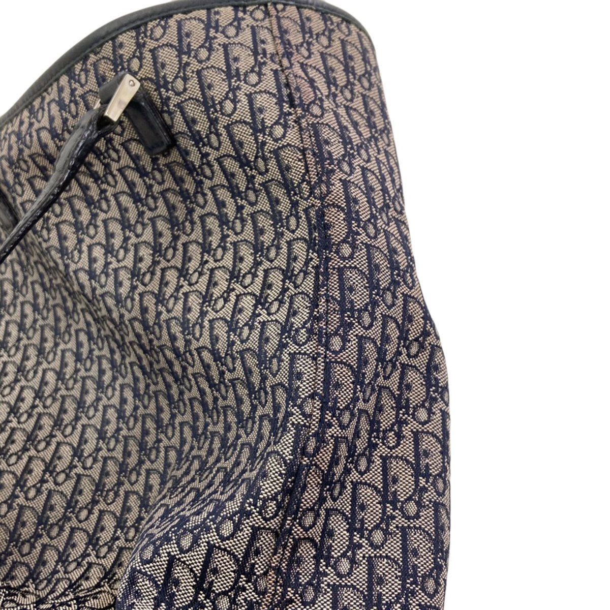 Christian Dior Navy Canvas Tote Bag (Pre-Owned)