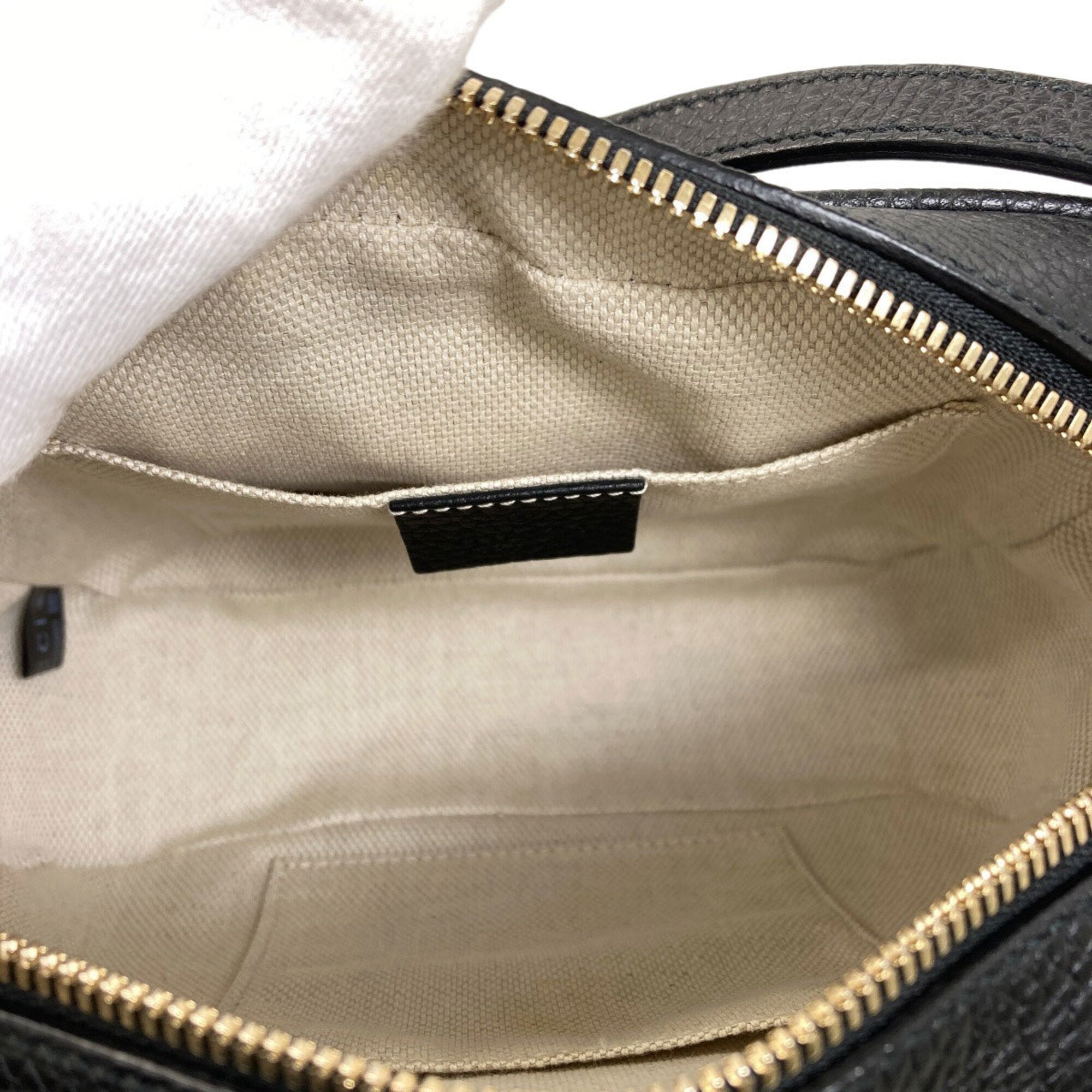Gucci Black Leather Shoulder Bag (Pre-Owned)