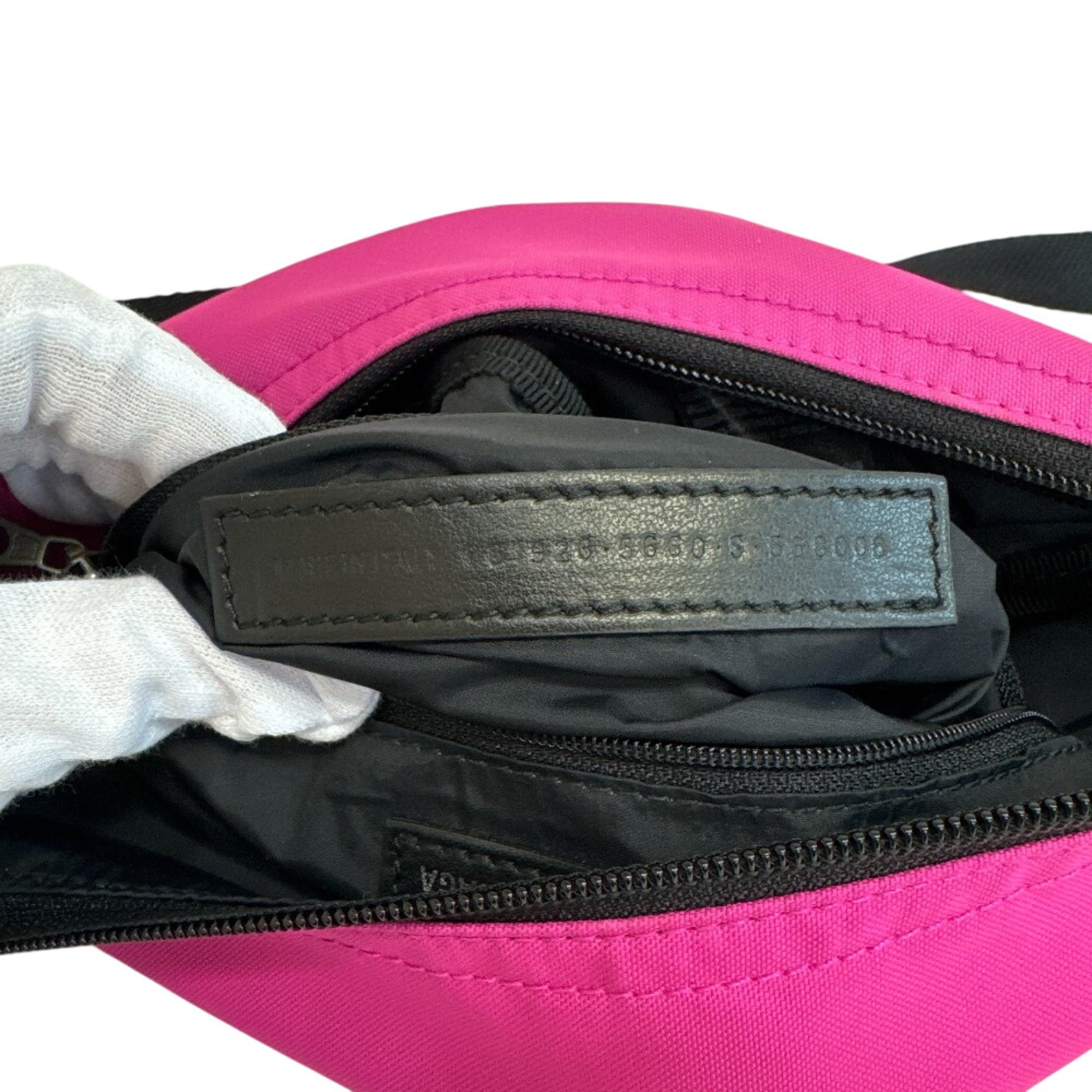 Balenciaga Pink Nylon Shoulder Bag (Pre-Owned)