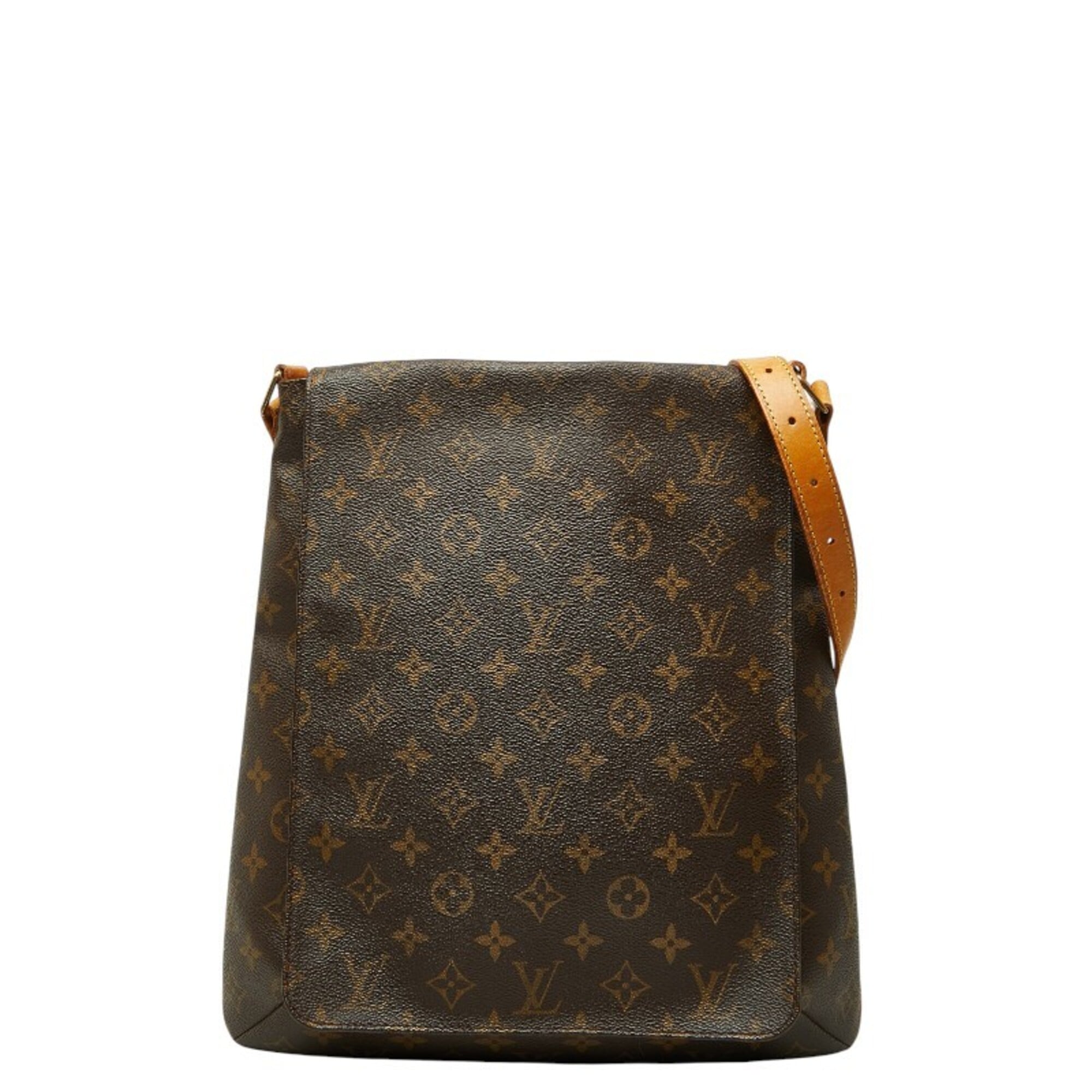 Louis Vuitton Brown Pvc Leather Shoulder Bag (Pre-Owned)