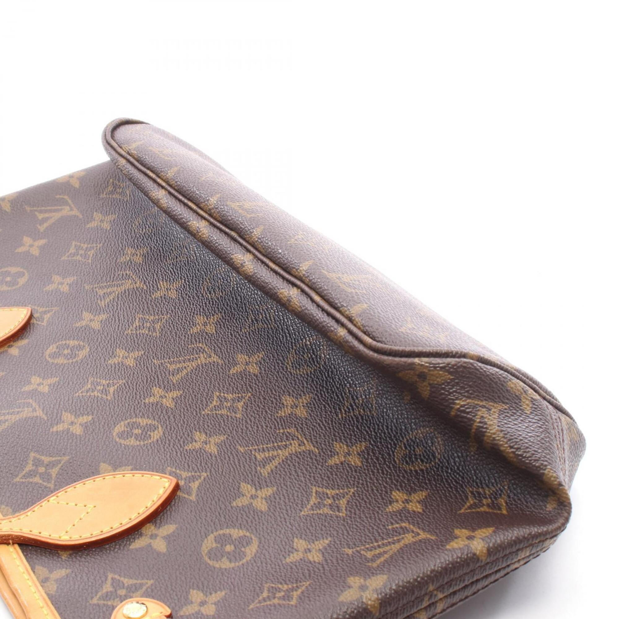 Louis Vuitton Monogram Brown Coated Canvas Tote Bag (Pre-Owned)