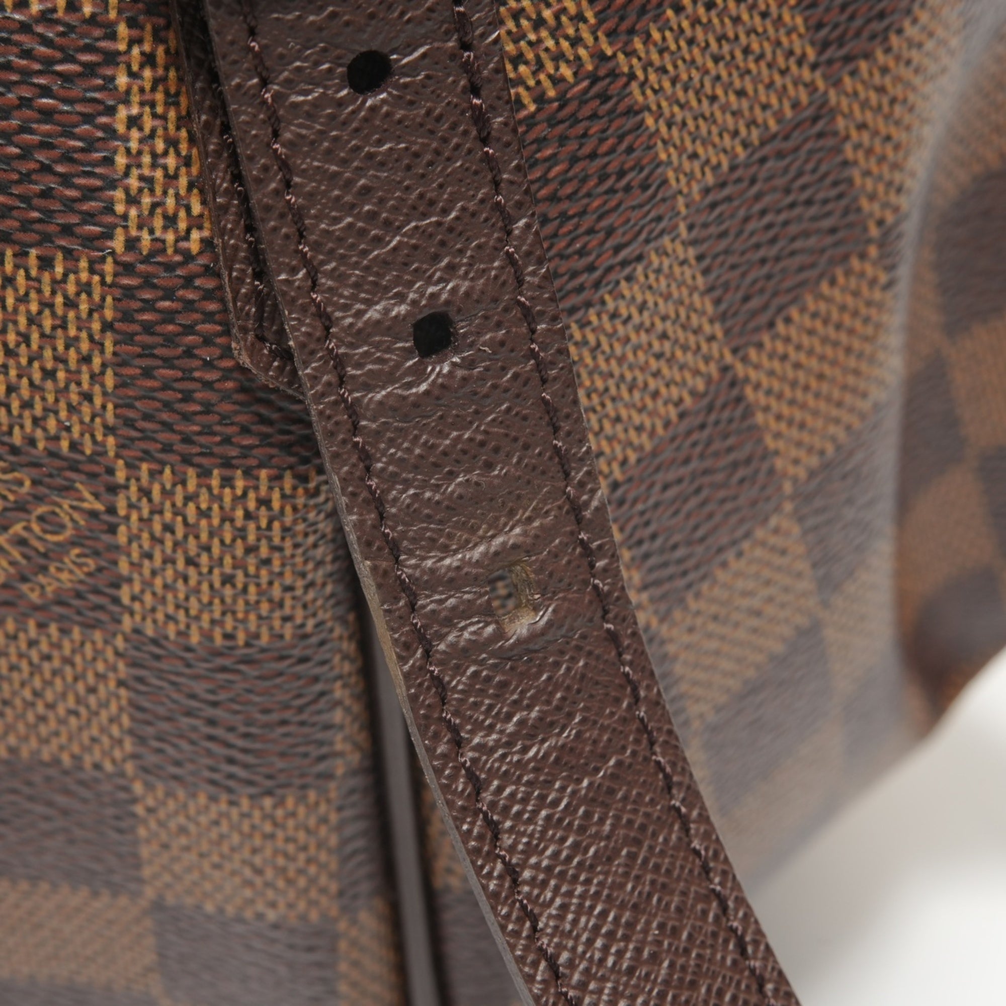 Louis Vuitton Brown Damier Canvas Handbag (Pre-Owned)