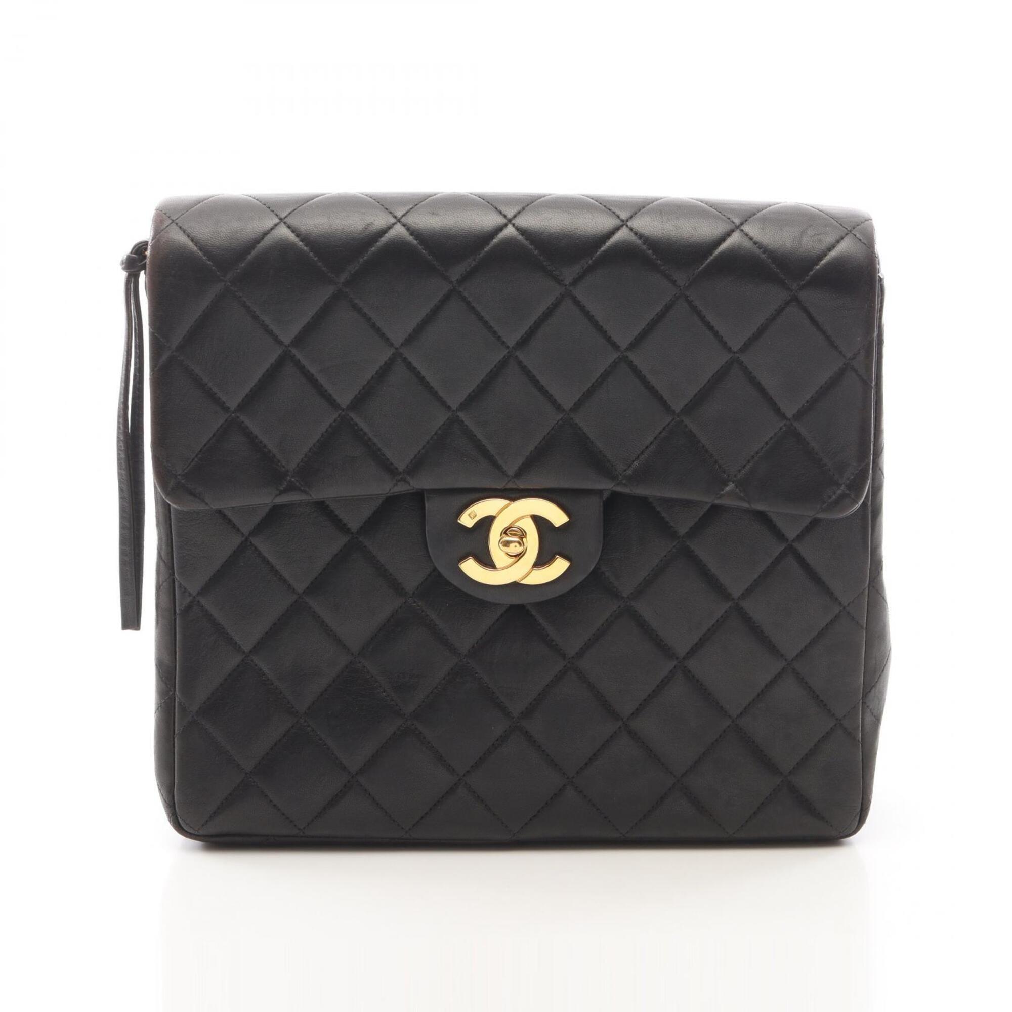 Chanel Black Leather Backpack (Pre-Owned)