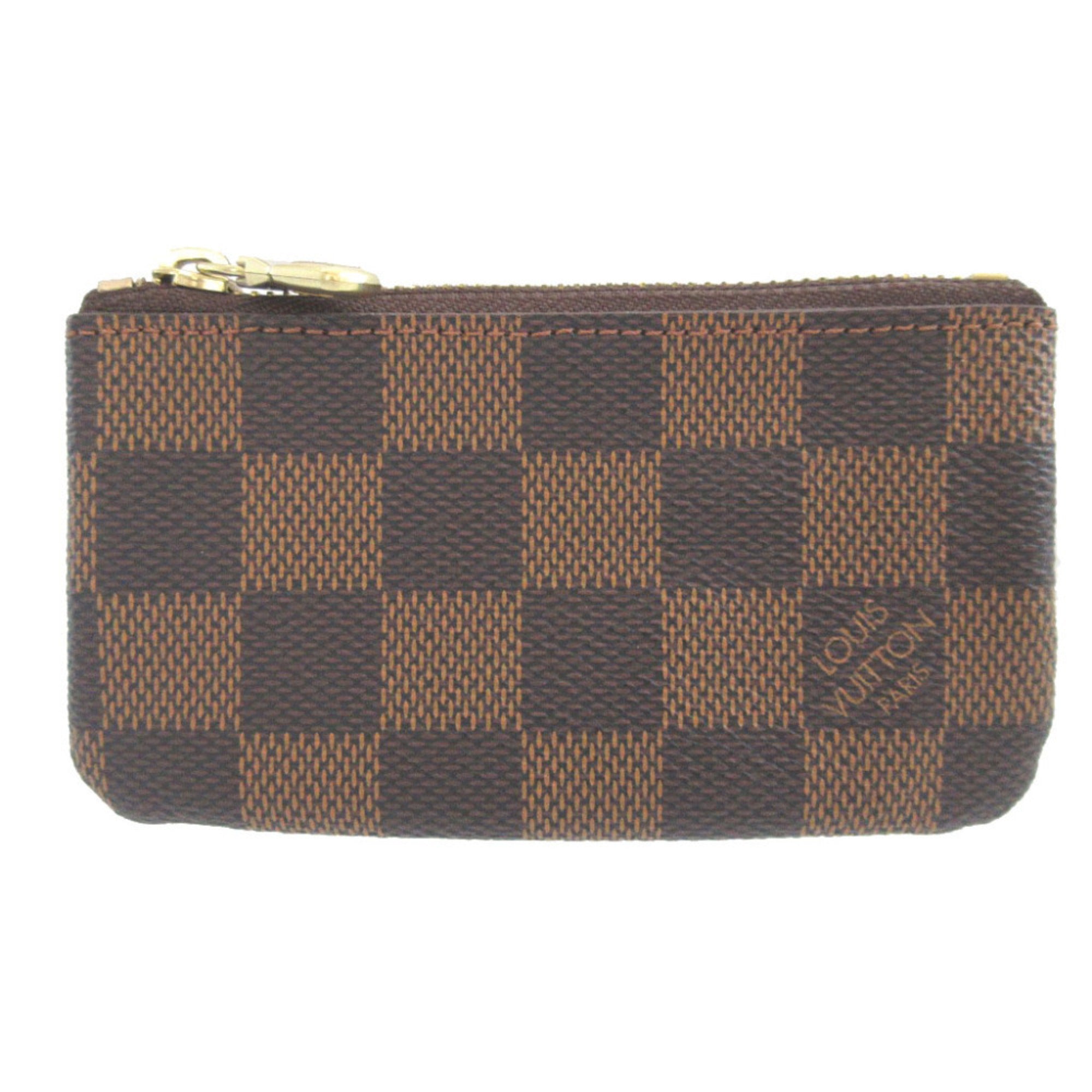 Louis Vuitton Brown Damier Canvas Damier Canvas Coin Purse/Coin Case (Pre-Owned)