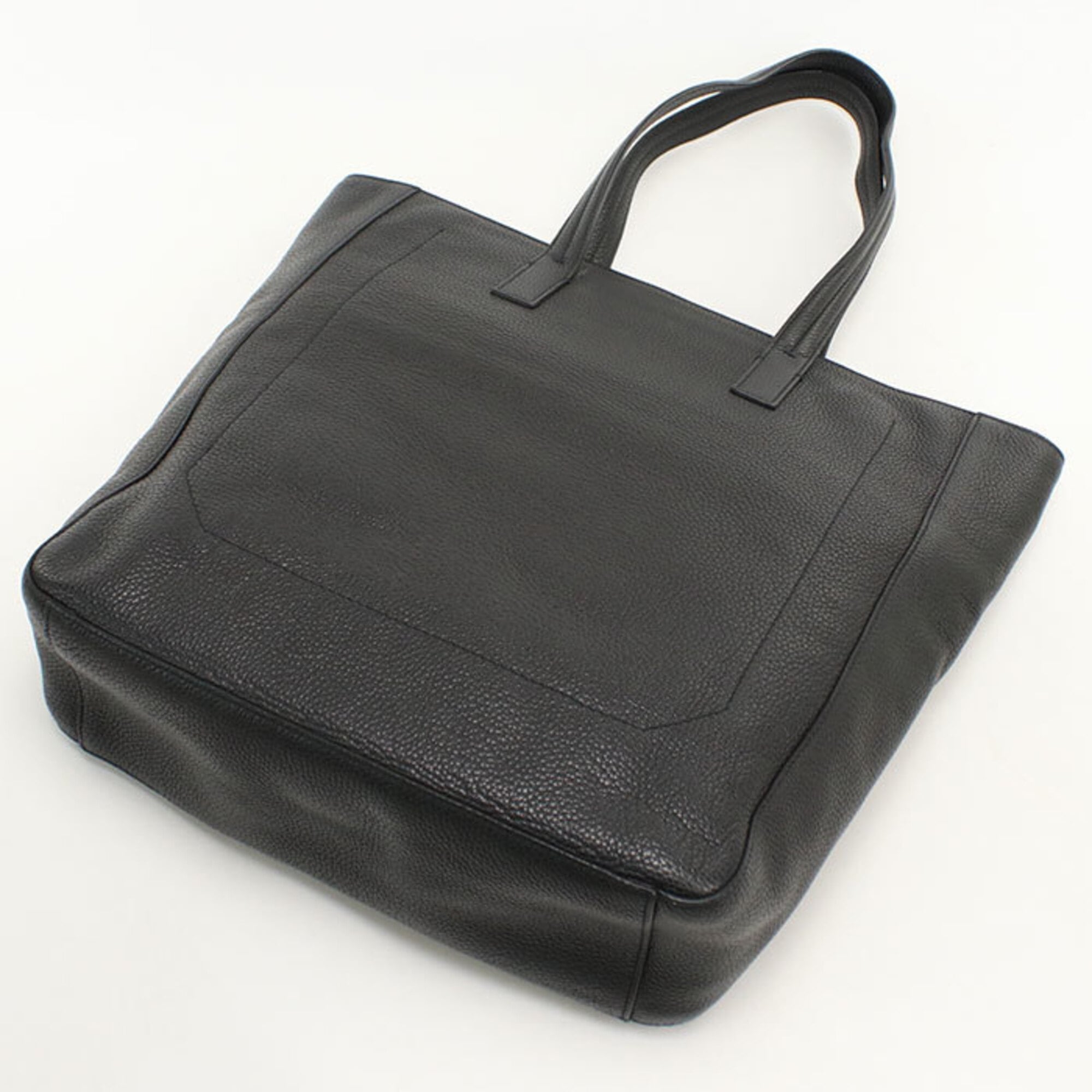 Salvatore Ferragamo Black Leather Tote Bag (Pre-Owned)