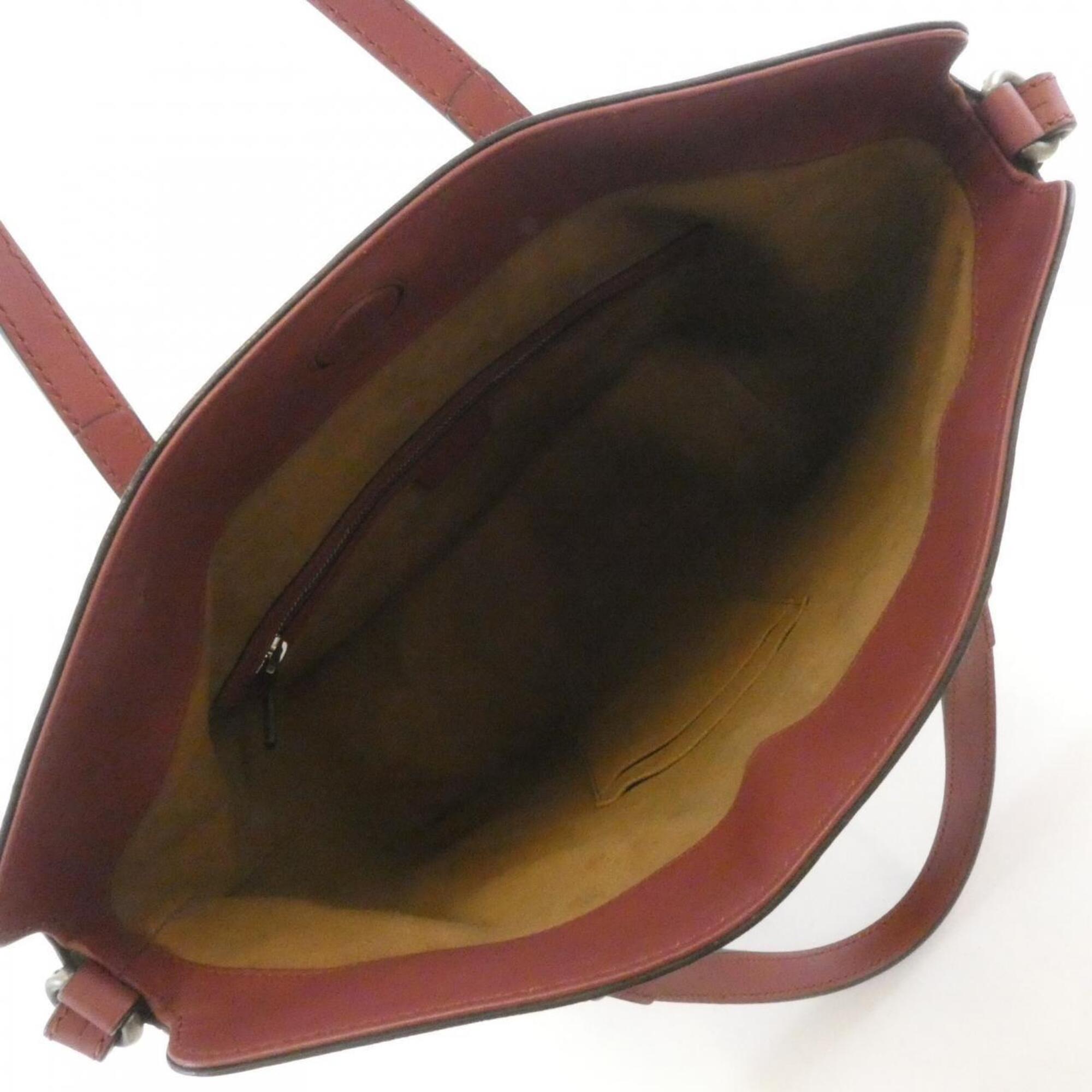 Gucci Beige Gg Supreme Canvas Handbag (Pre-Owned)