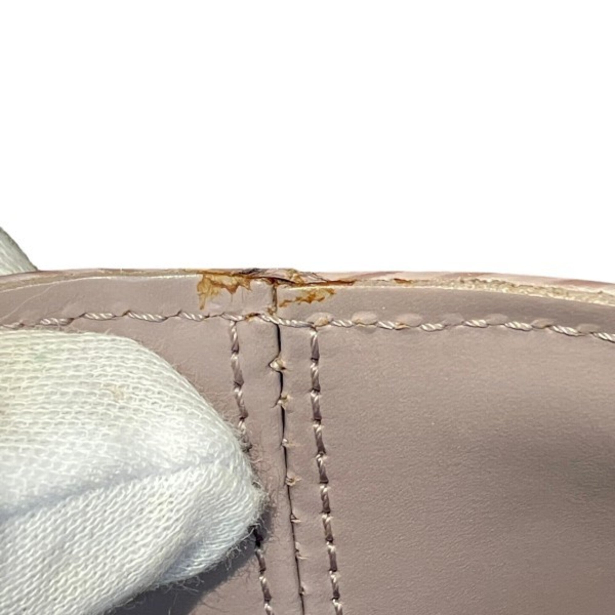 Louis Vuitton Purple Leather Handbag Tote Bag (Pre-Owned)