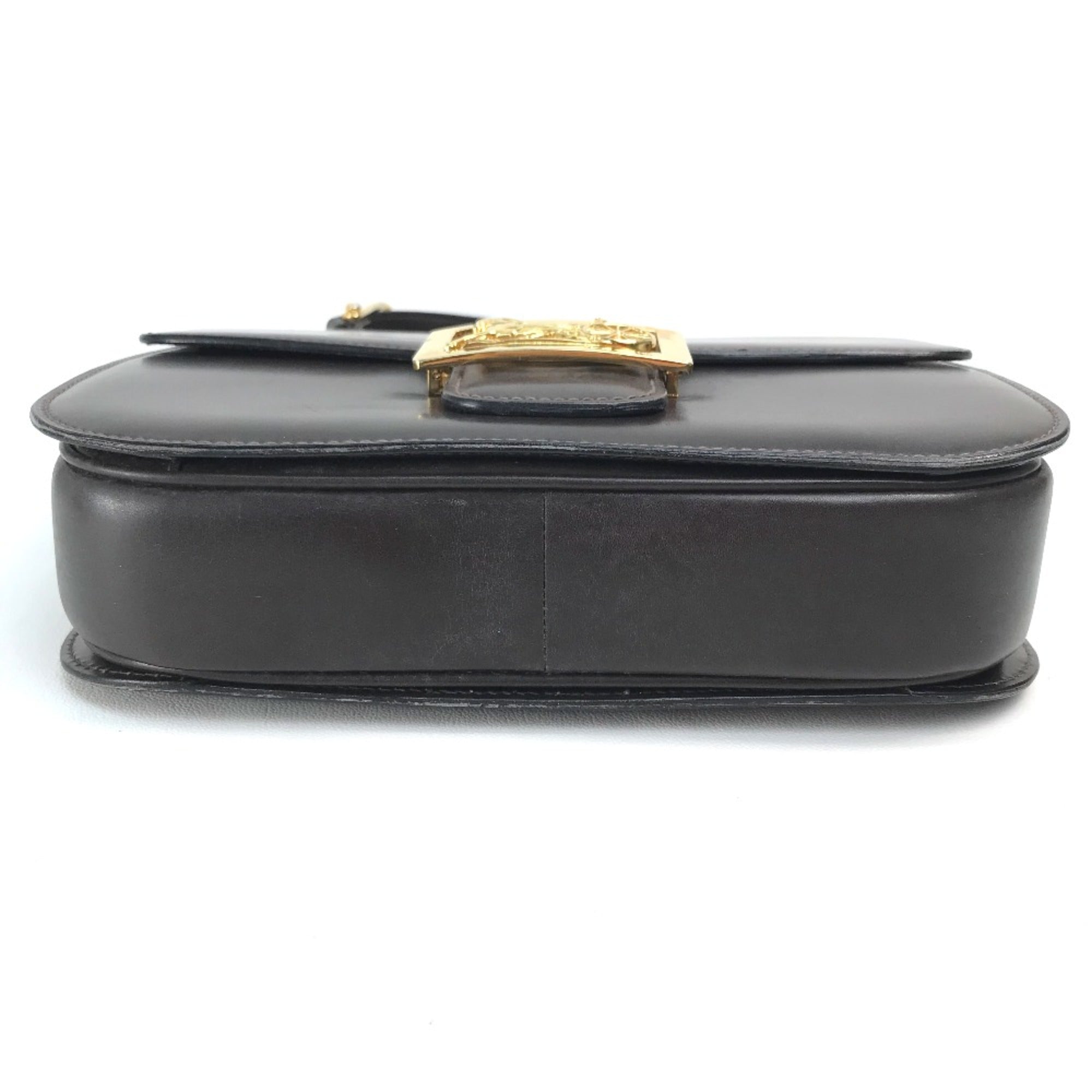 Celine Brown Leather Shoulder Bag (Pre-Owned)