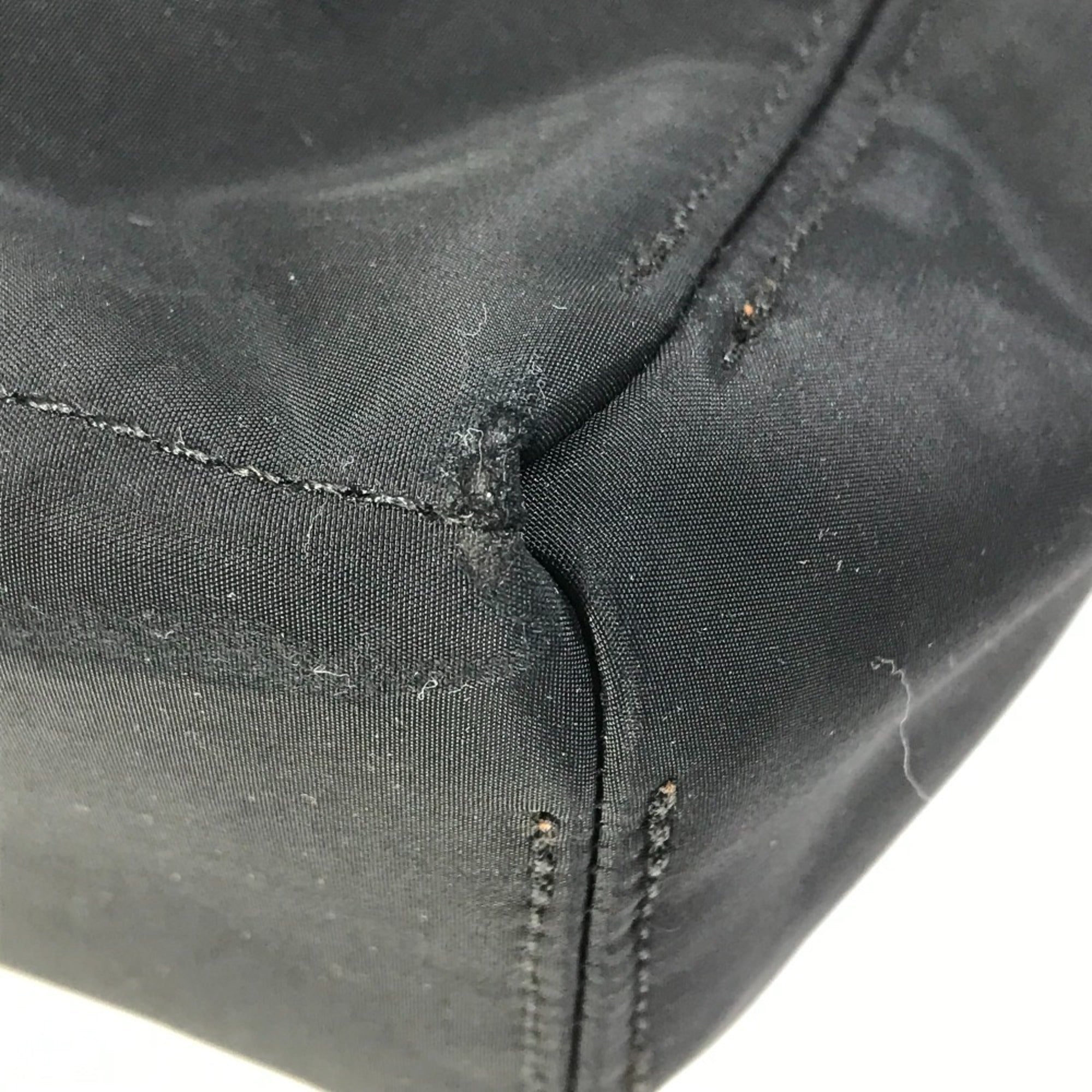 Hermes Acapulco Black Nylon Handbag Tote Bag (Pre-Owned)