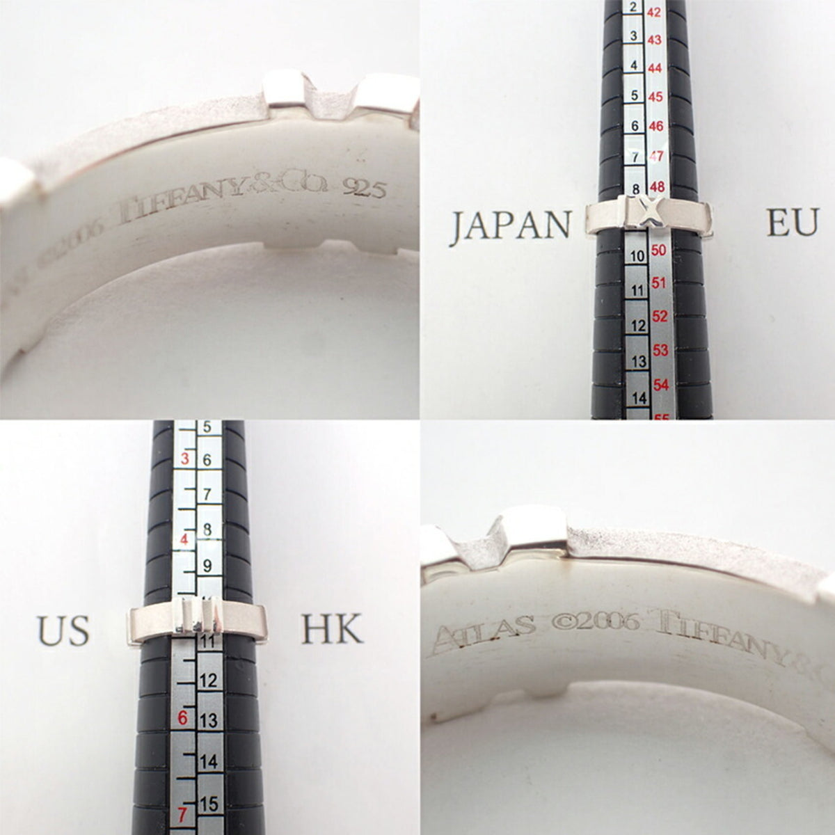 Tiffany Sterling Silver 925 Band Ring (Pre-Owned)