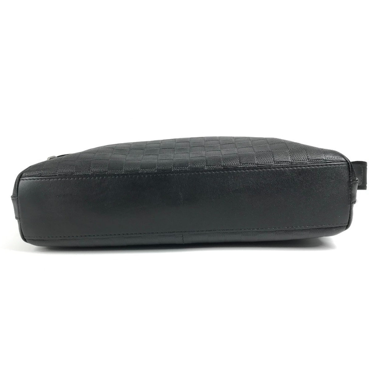 Louis Vuitton Black Onyx Damier Infini Leather Messenger Bag Shoulder Bag (Pre-Owned)