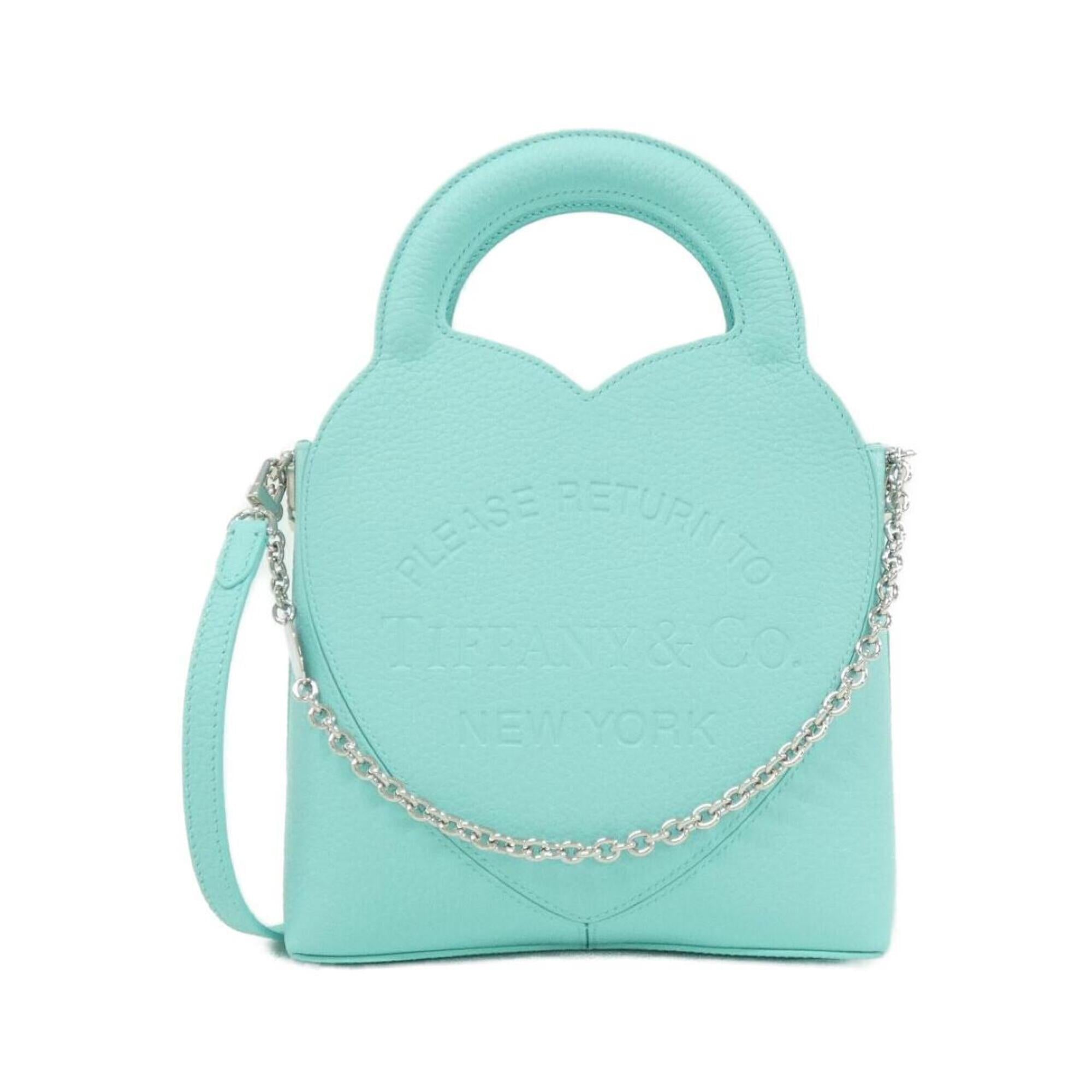 Tiffany Tiffany Blue Leather Handbag (Pre-Owned)