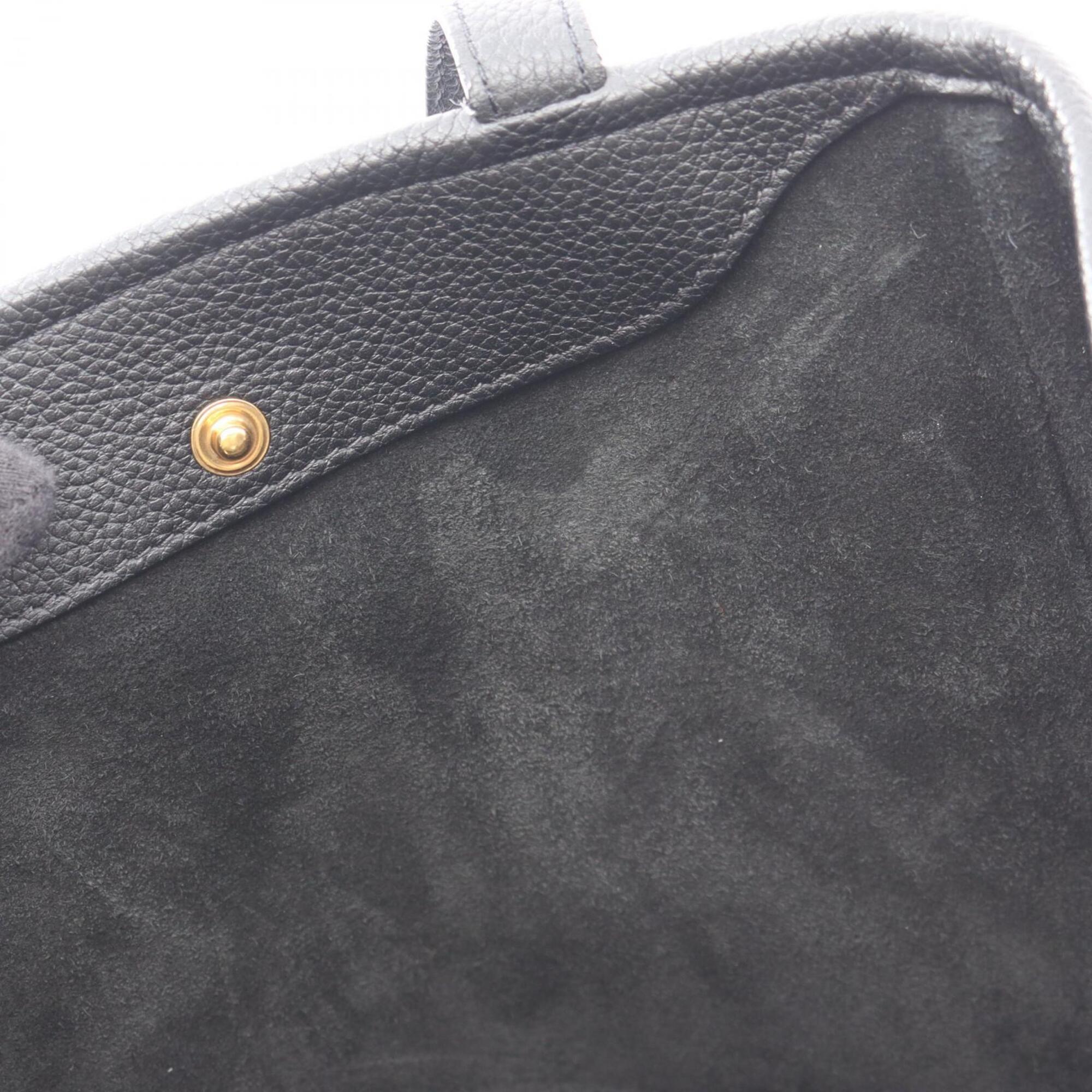 Celine Black Leather Handbag Tote Bag (Pre-Owned)