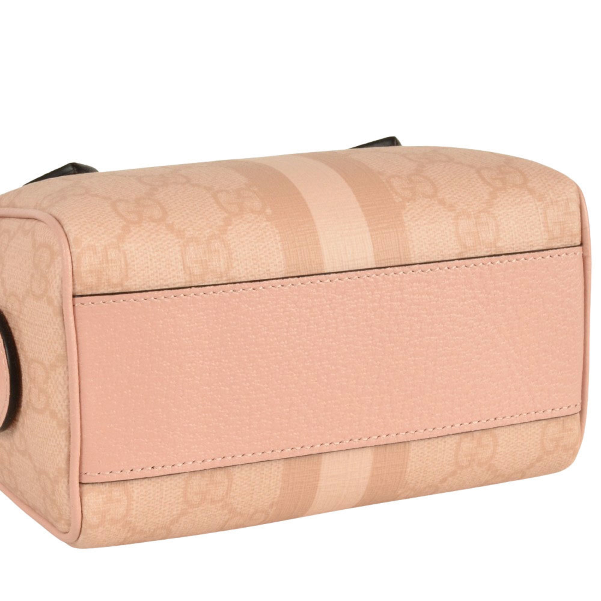 Gucci Ophidia Pink Gg Supreme Handbag Shoulder Bag (Pre-Owned)