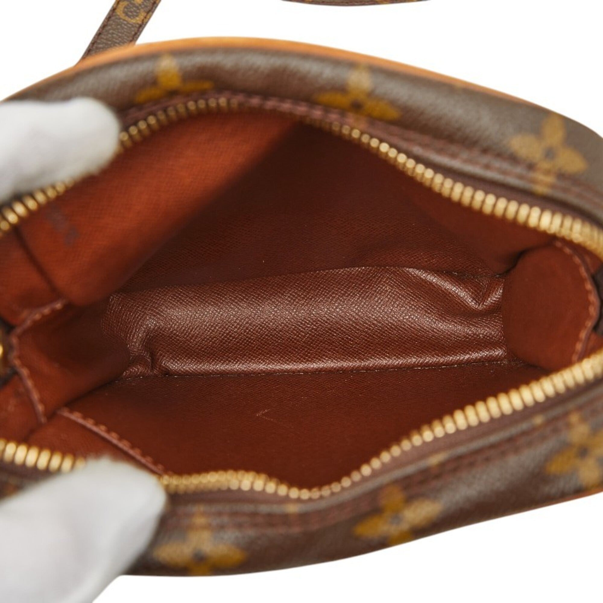 Louis Vuitton Brown Pvc Leather Shoulder Bag (Pre-Owned)