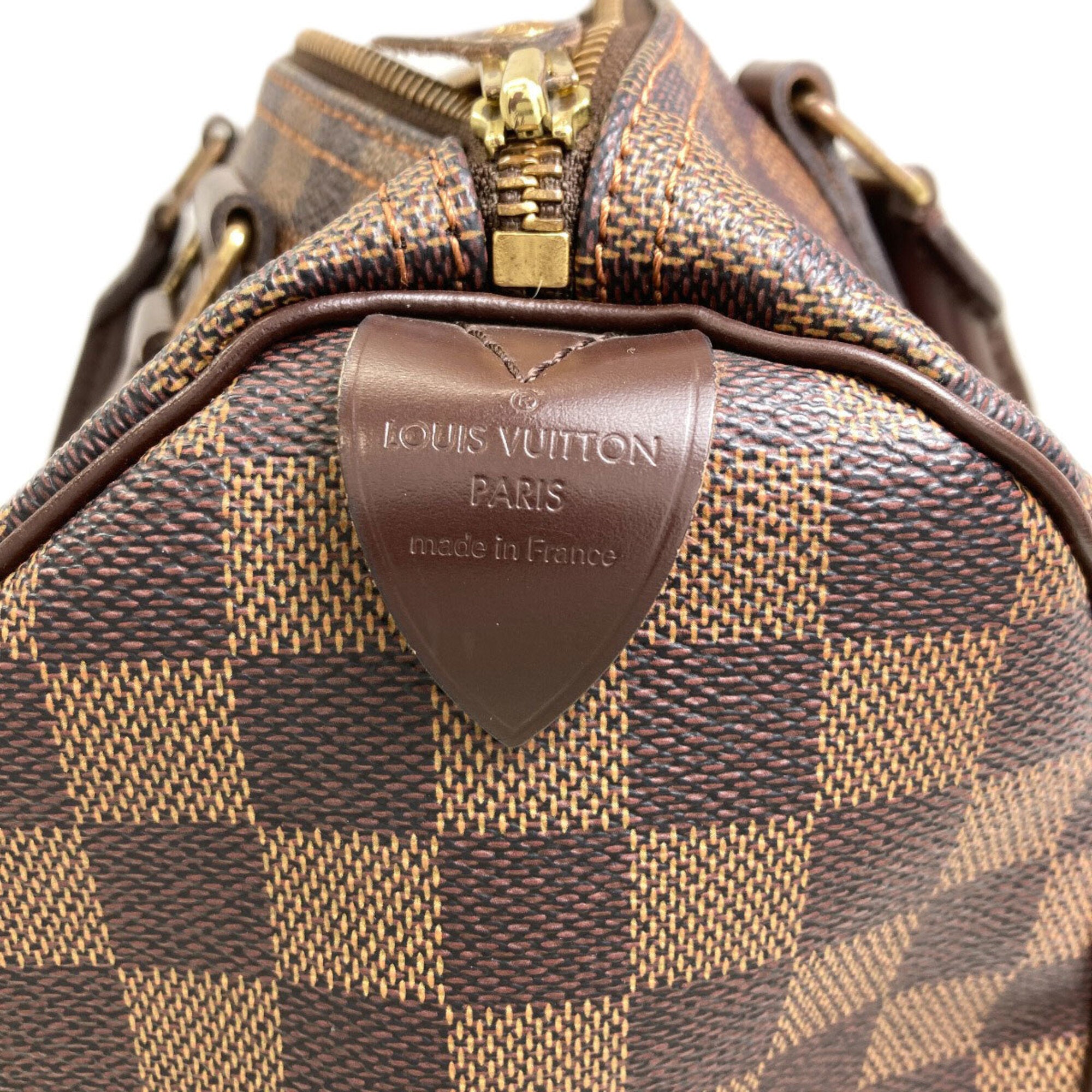 Louis Vuitton Damier Canvas Ebene Damier Canvas Handbag (Pre-Owned)