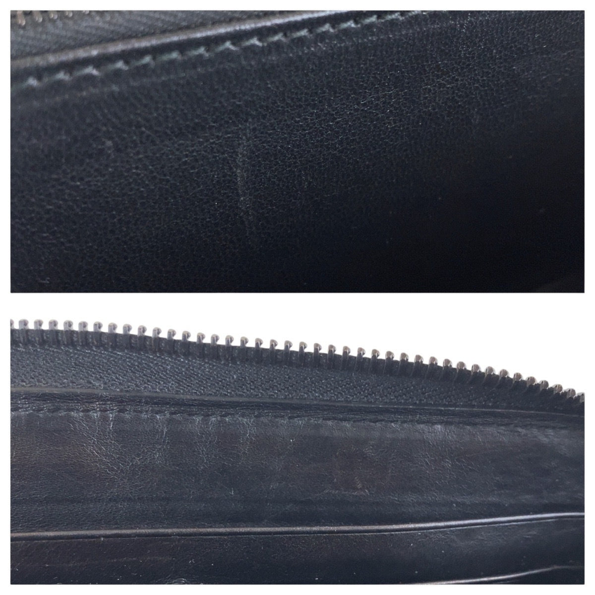 Bottega Veneta Black Leather Long Wallet (Bi-Fold) (Pre-Owned)