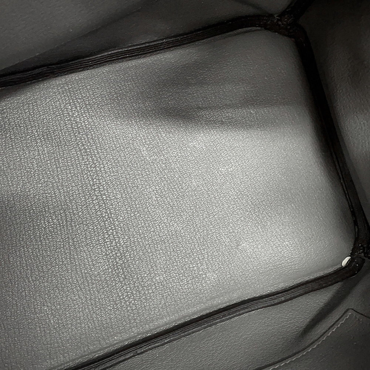 Hermes Birkin Silver Togo Leather Handbag (Pre-Owned)