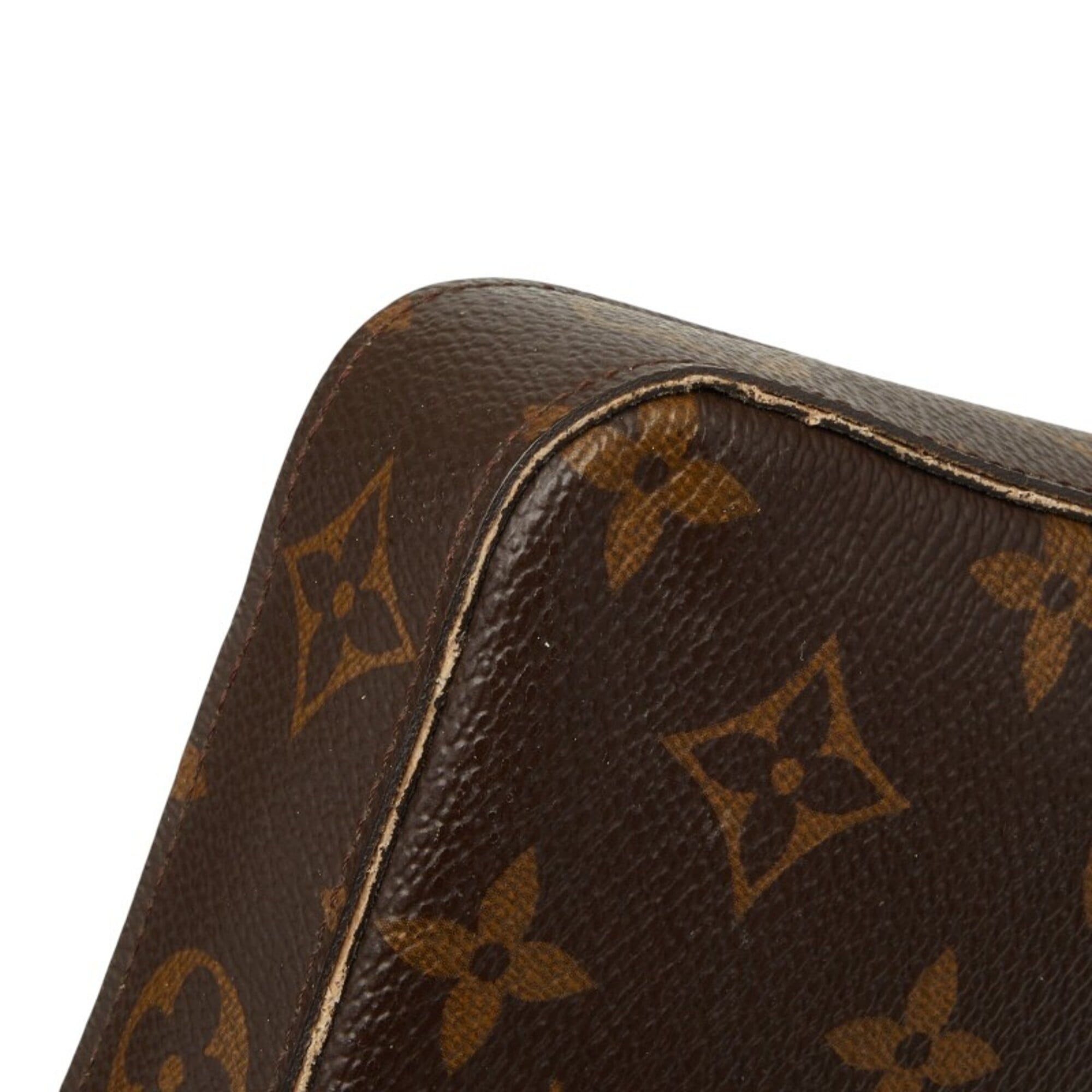 Louis Vuitton Brown Fuchsia Monogram Monogram Pochette Shoulder Bag (Pre-Owned)