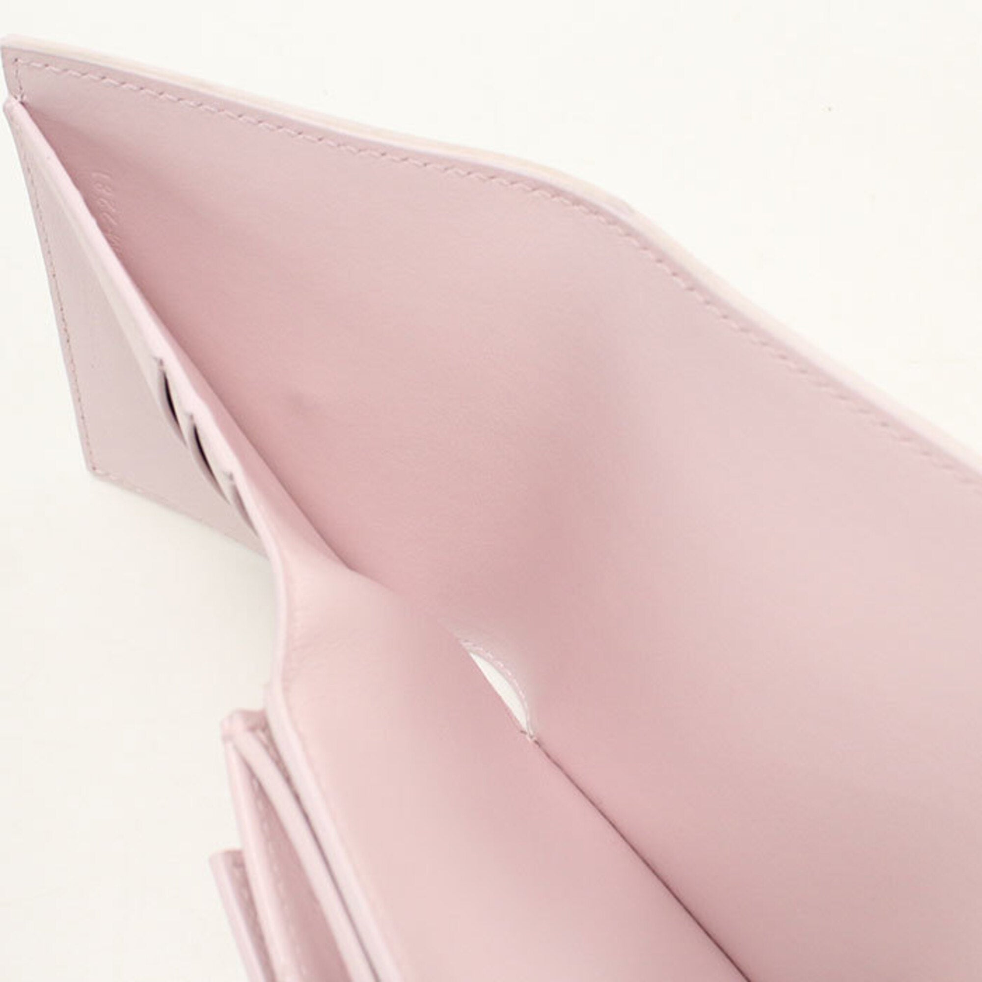 Celine Pink Leather Wallet (Tri-Fold) (Pre-Owned)