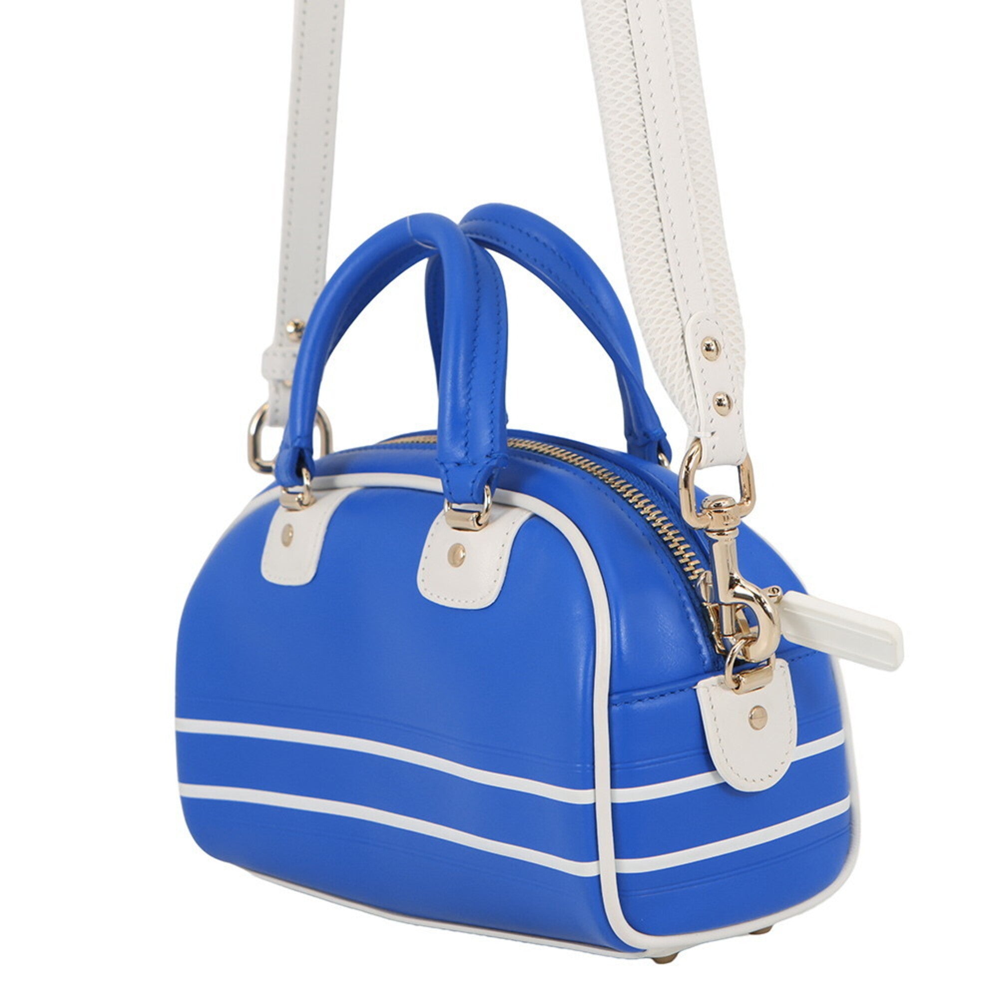 Christian Dior Blue Leather Handbag (Pre-Owned)