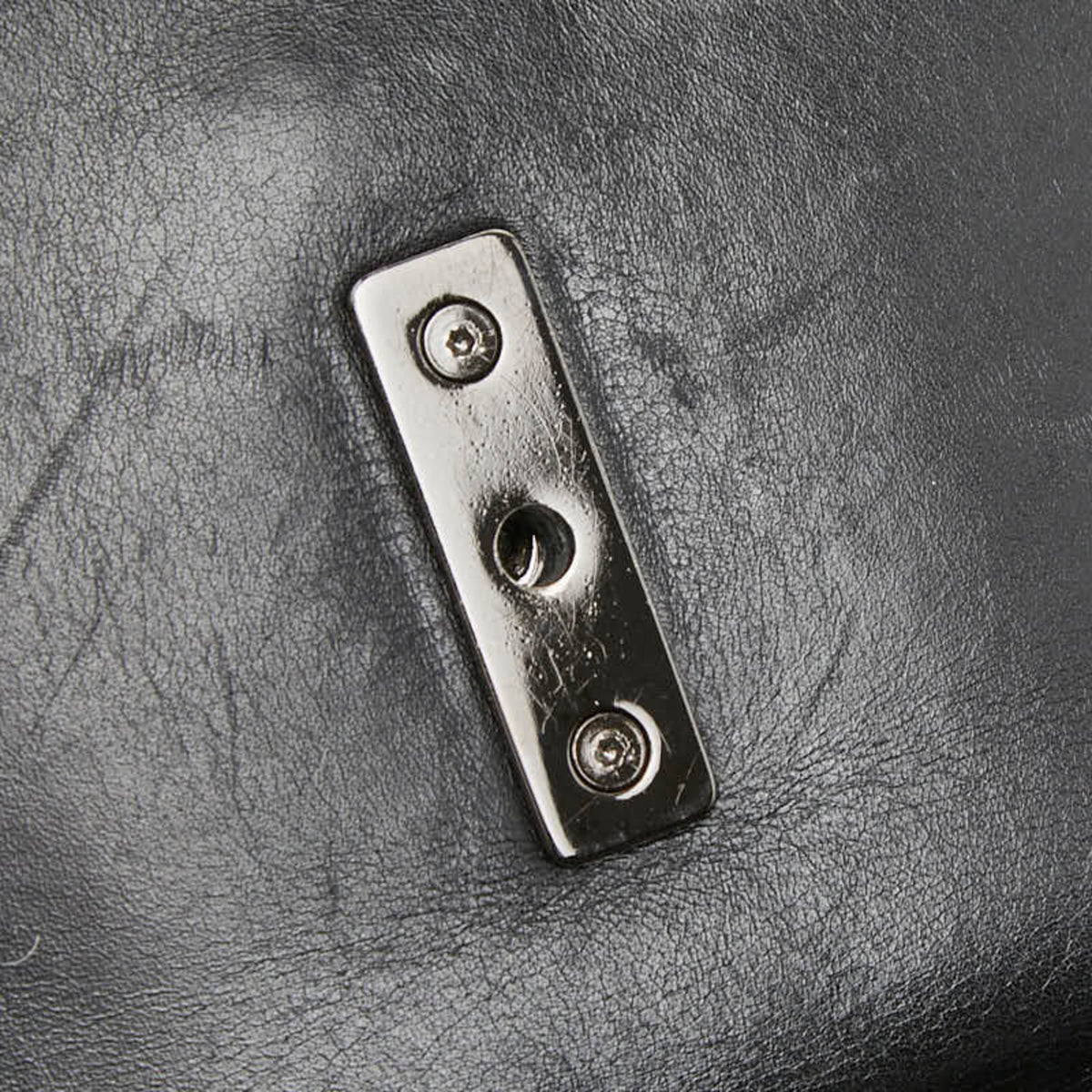 Christian Louboutin Black Leather Shoulder Bag (Pre-Owned)
