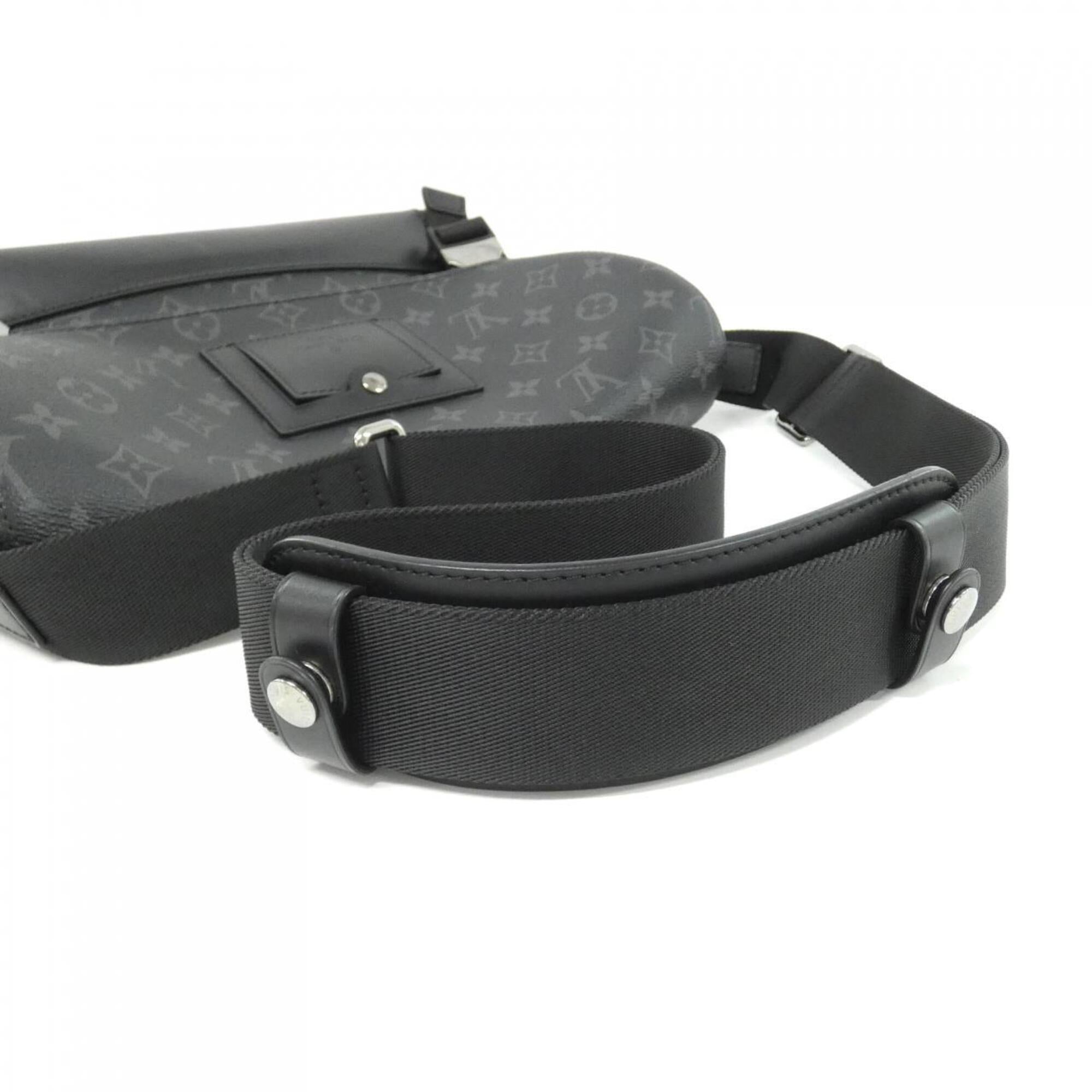 Louis Vuitton Black Coated Canvas Shoulder Bag (Pre-Owned)