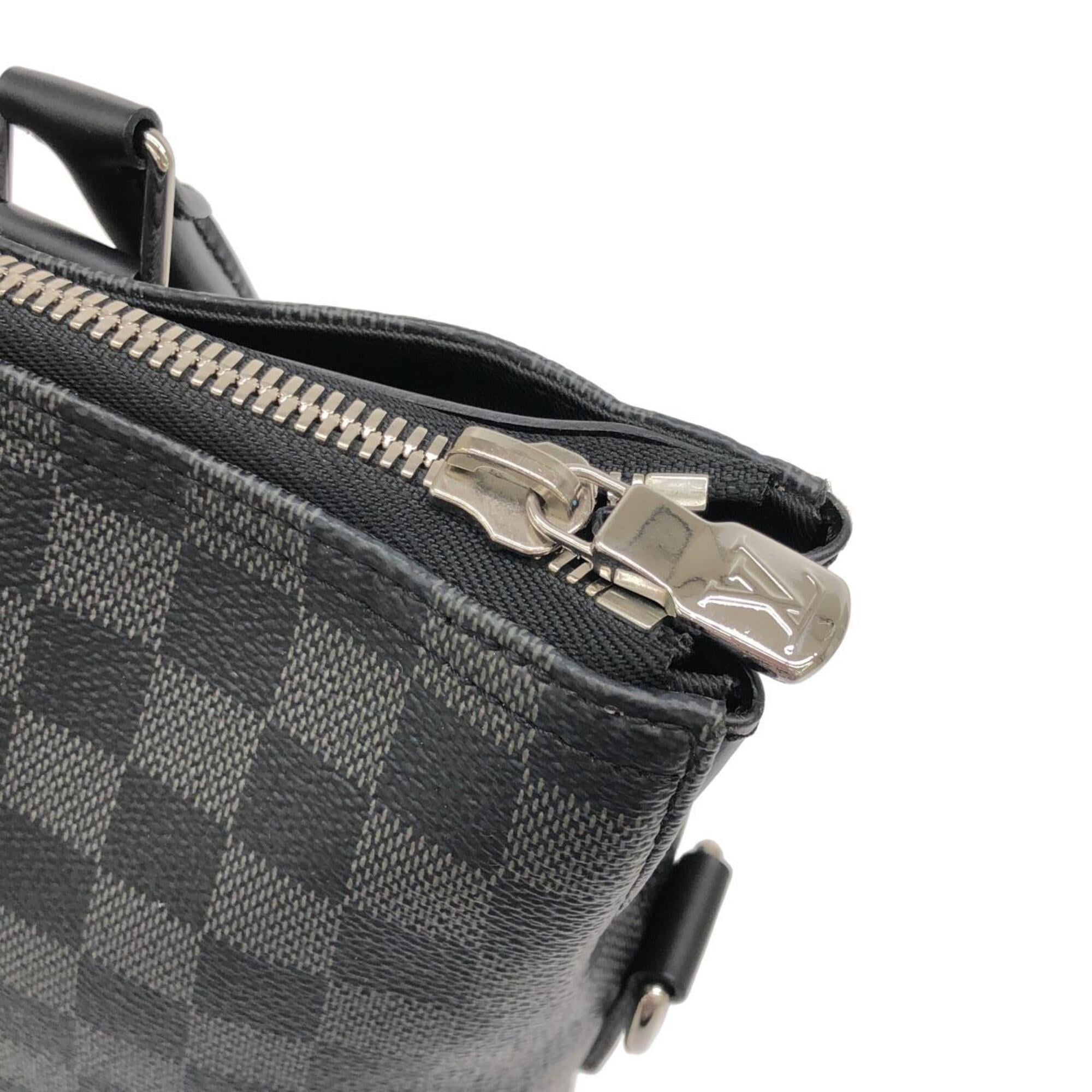 Louis Vuitton Dark Gray Graphite Coated Canvas Handbag (Pre-Owned)