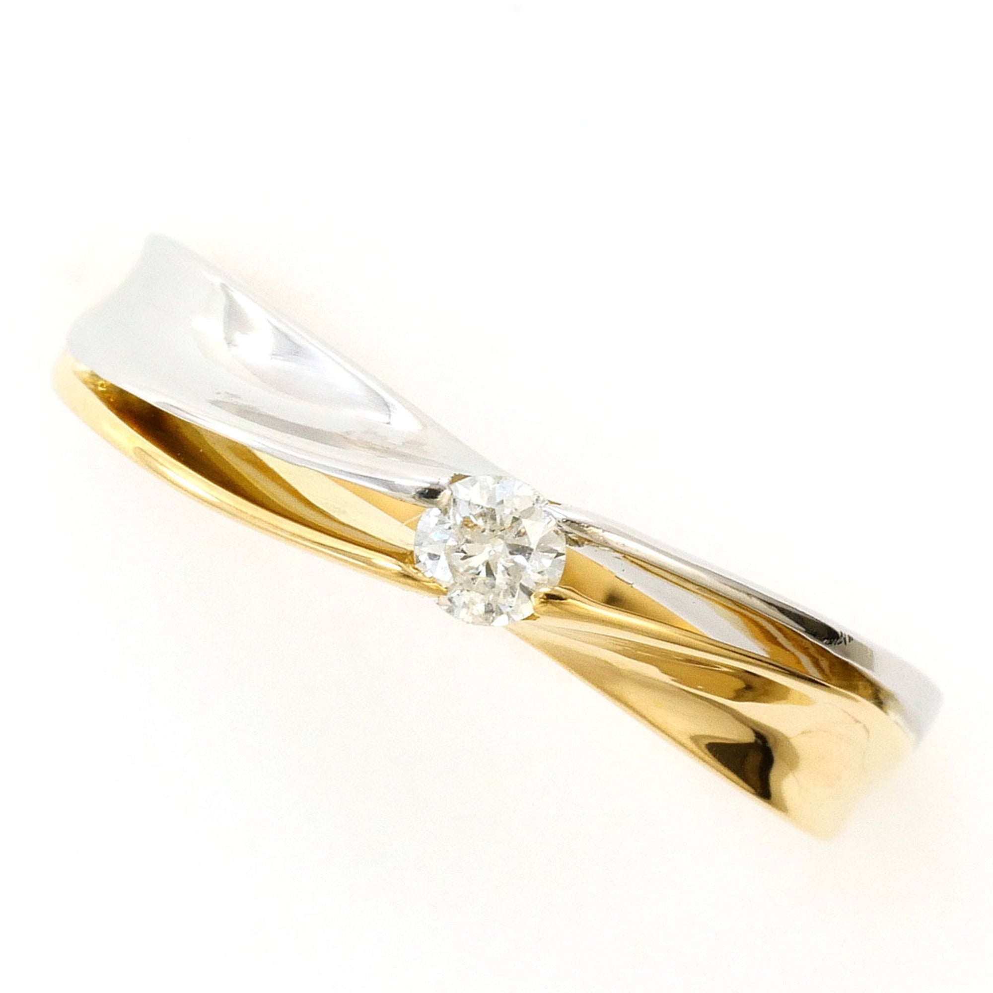 Unbranded Platinum Yellow Gold Yellow Gold (18K) Platinum 900 Band Ring (Pre-Owned)
