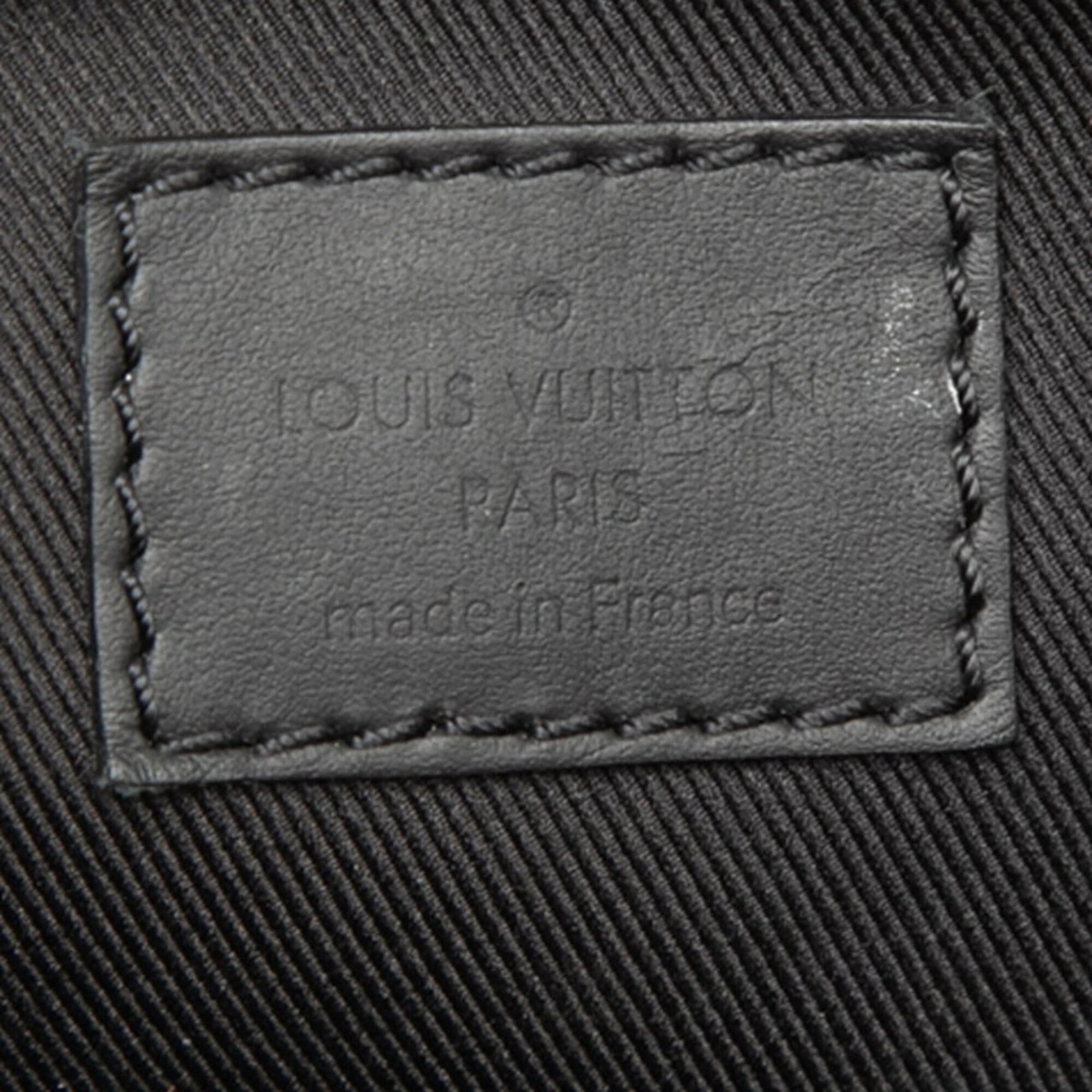 Louis Vuitton Monogram Black Noir Leather Shoulder Bag (Pre-Owned)