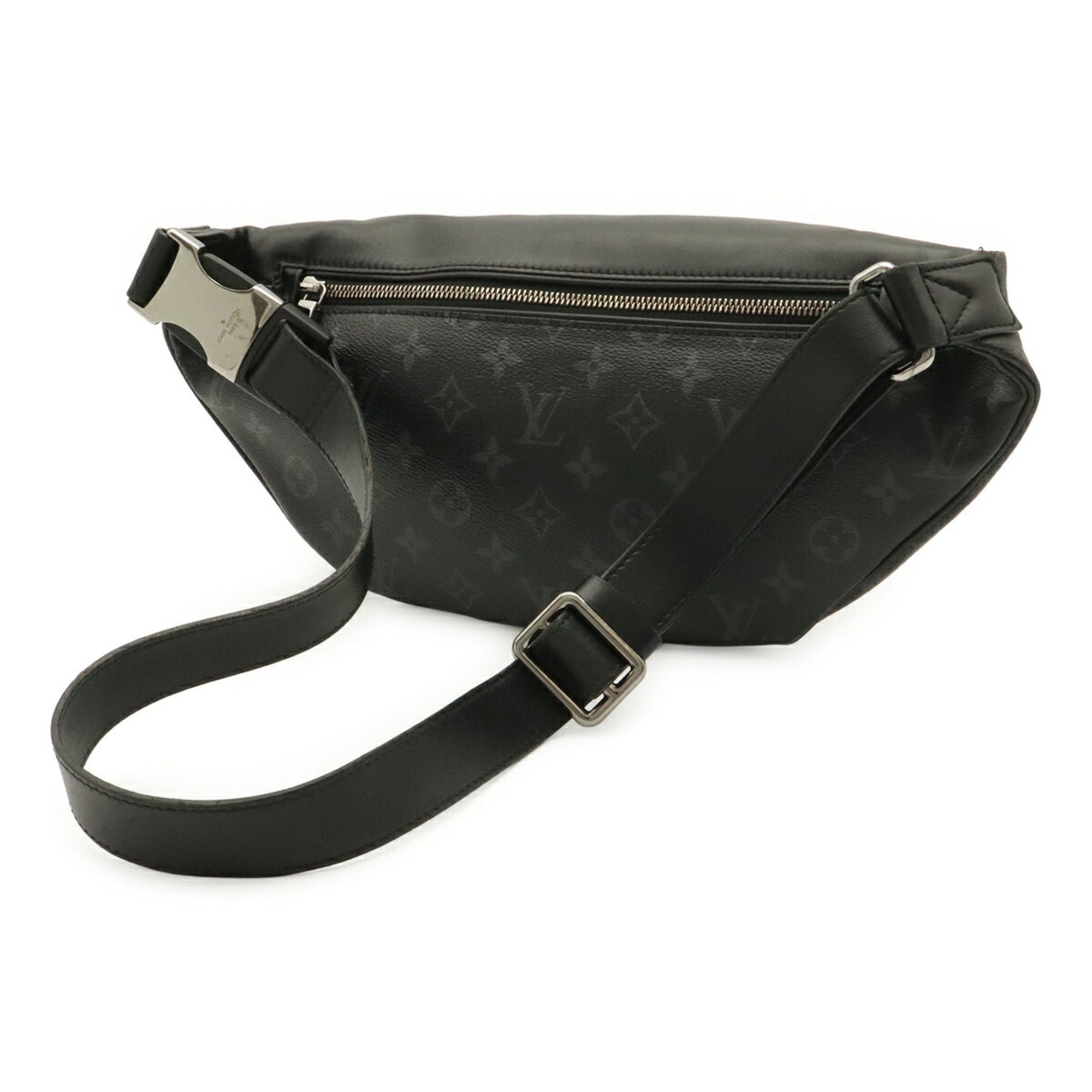 Louis Vuitton Black Galle Gray Monogram Eclipse Monogram Eclipse Pouch Sling Bag (Pre-Owned)
