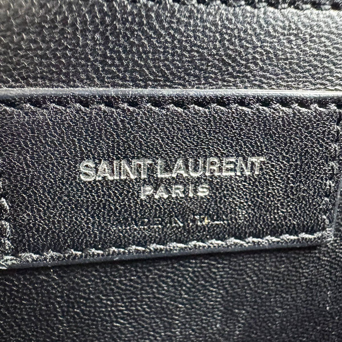 Saint Laurent Black Leather Shoulder Bag (Pre-Owned)