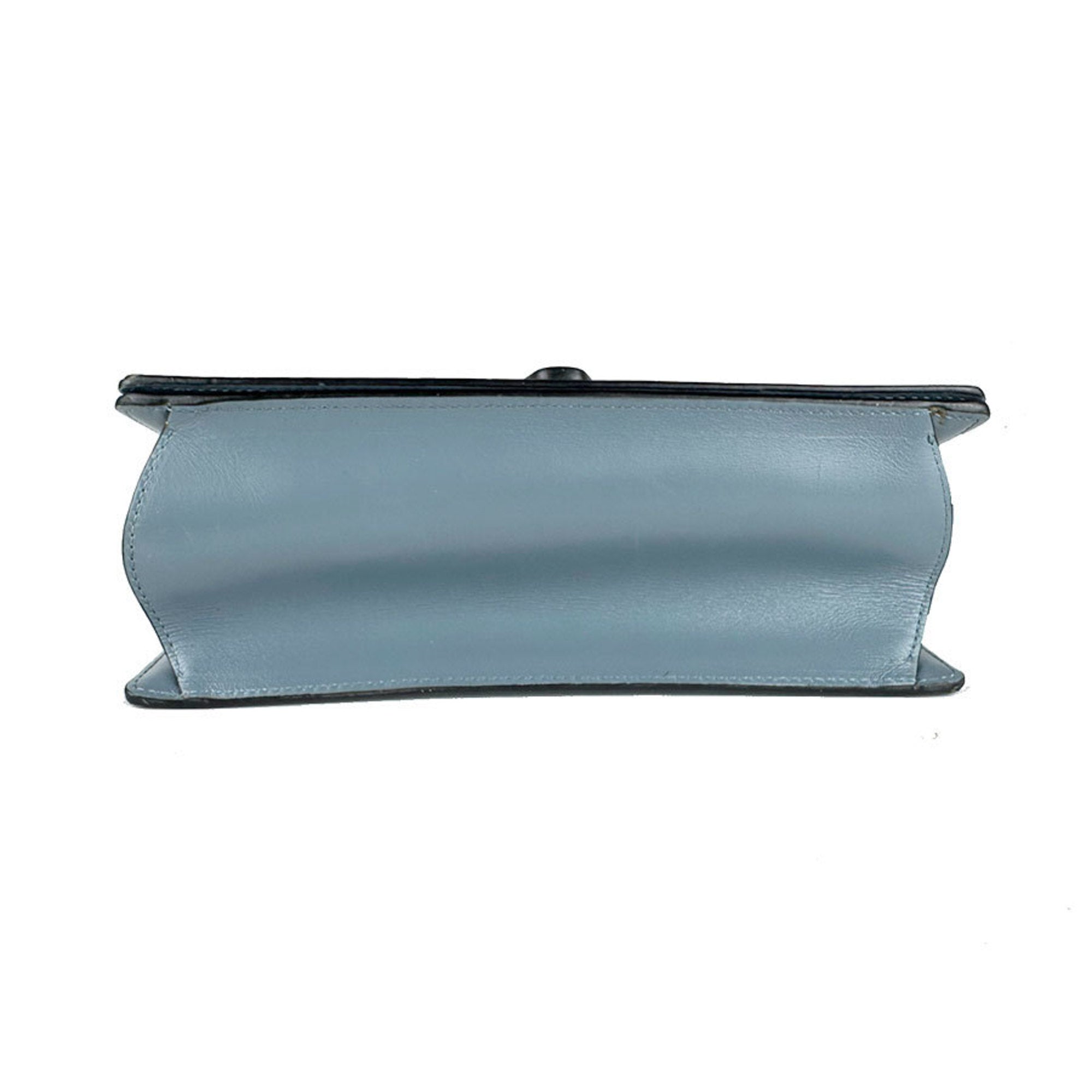 Loewe Blue Leather Shoulder Bag (Pre-Owned)