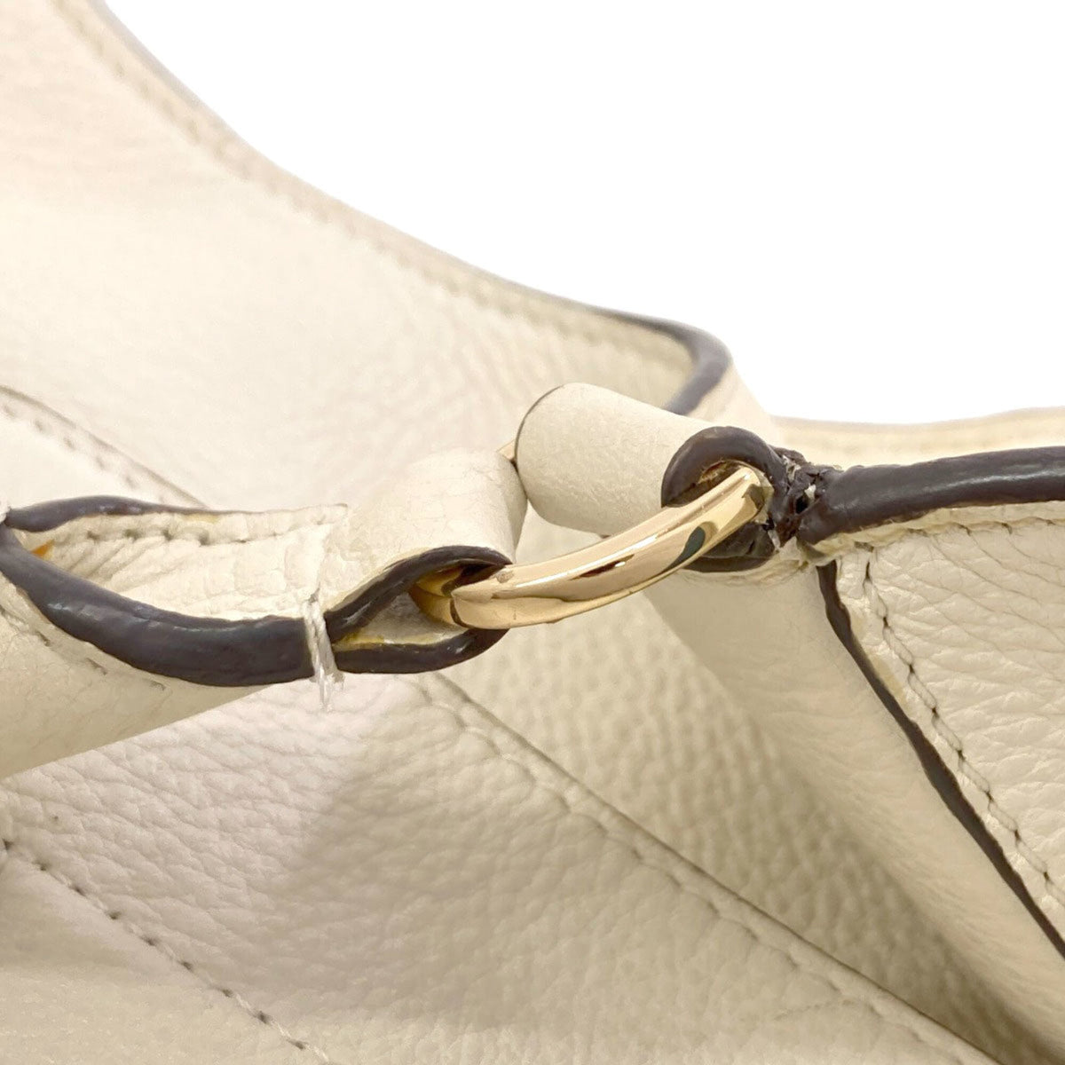 Tory Burch White Leather Tote Bag (Pre-Owned)