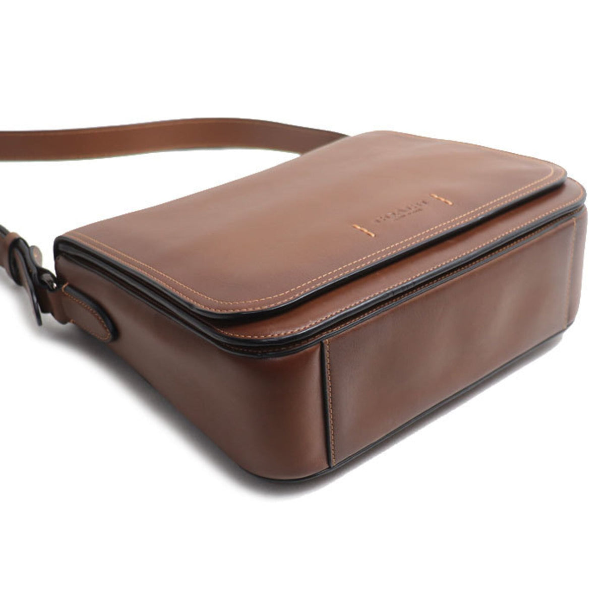 Coach Brown Leather Shoulder Bag (Pre-Owned)