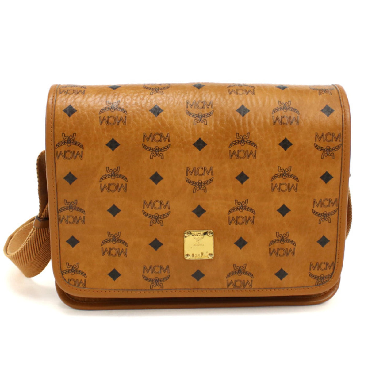 Mcm Brown Pvc Shoulder Bag (Pre-Owned)
